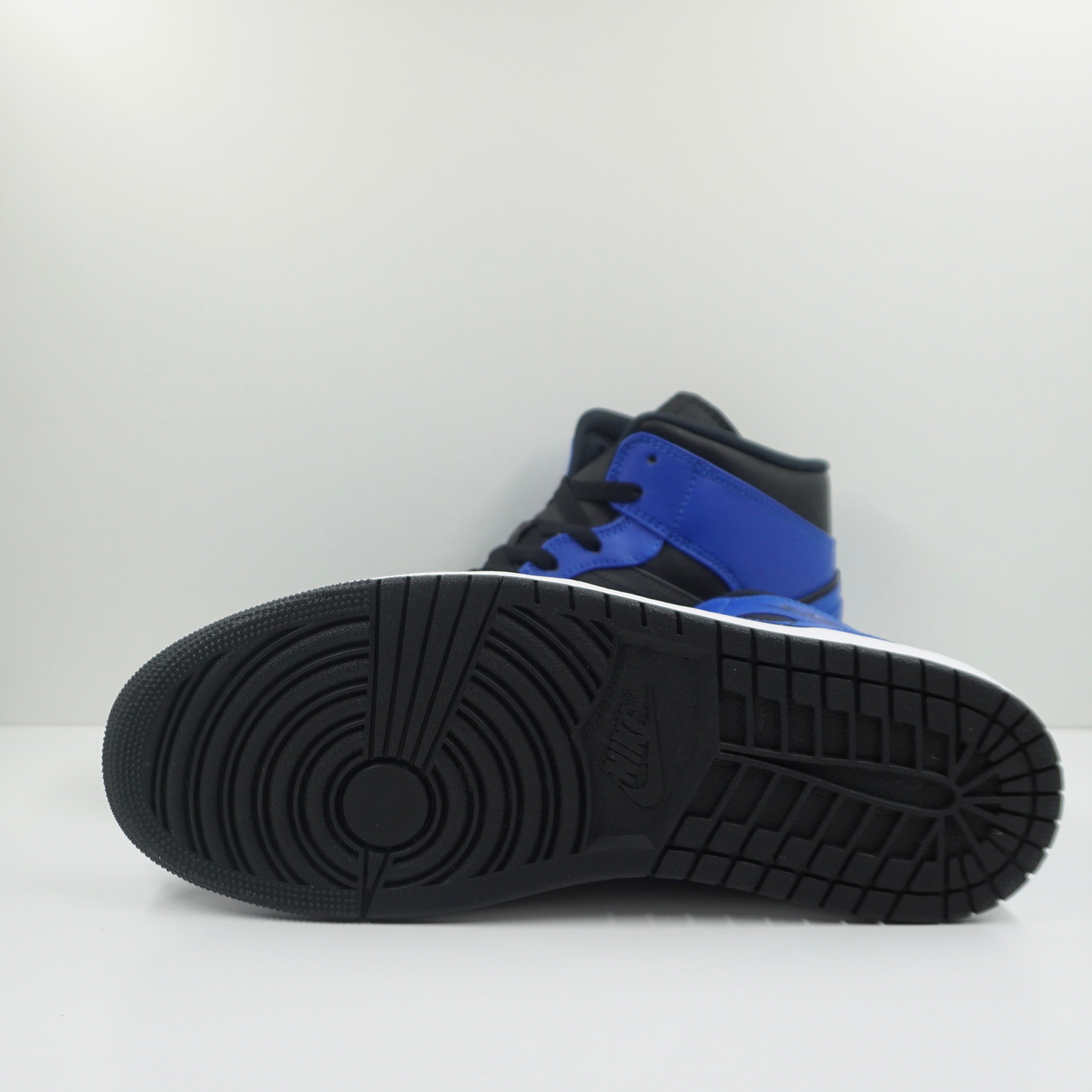 Jordan 1 Mid Hyper Royal Tumbled Leather