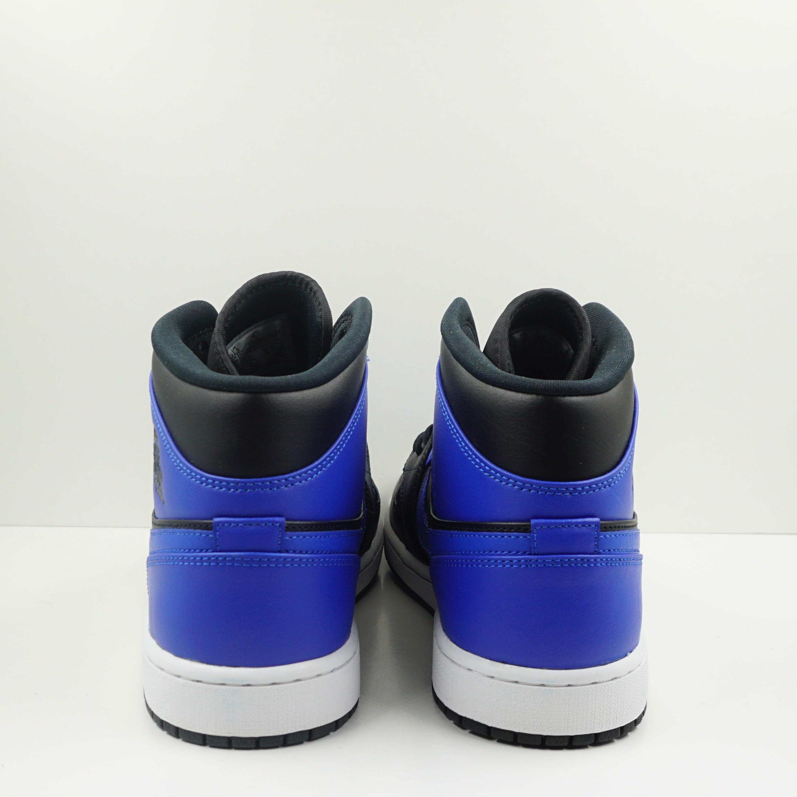 Jordan 1 Mid Hyper Royal Tumbled Leather