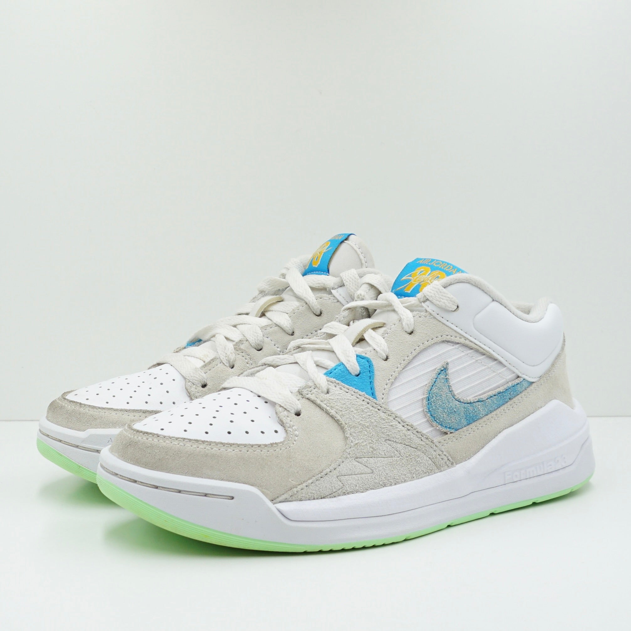 Jordan Stadium 90 White Vapor Green Taxi Dark Powder Blue (GS)