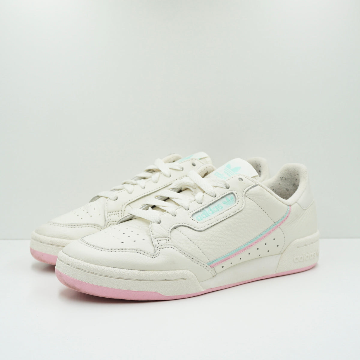 Adidas Continental 80 Off White True Pink Clear Mint