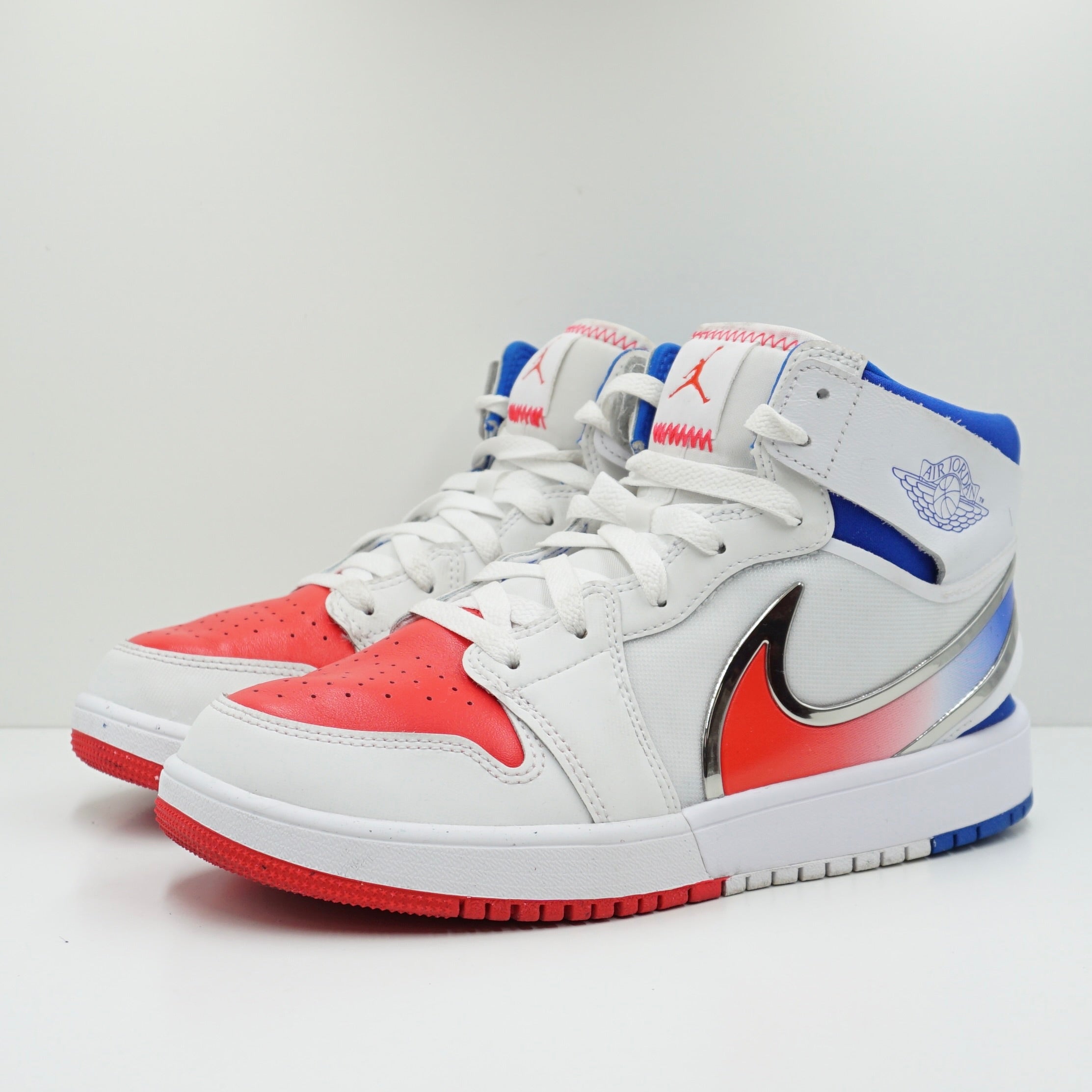 Jordan 1 Mid RM EasyOn White Siren Red (GS)