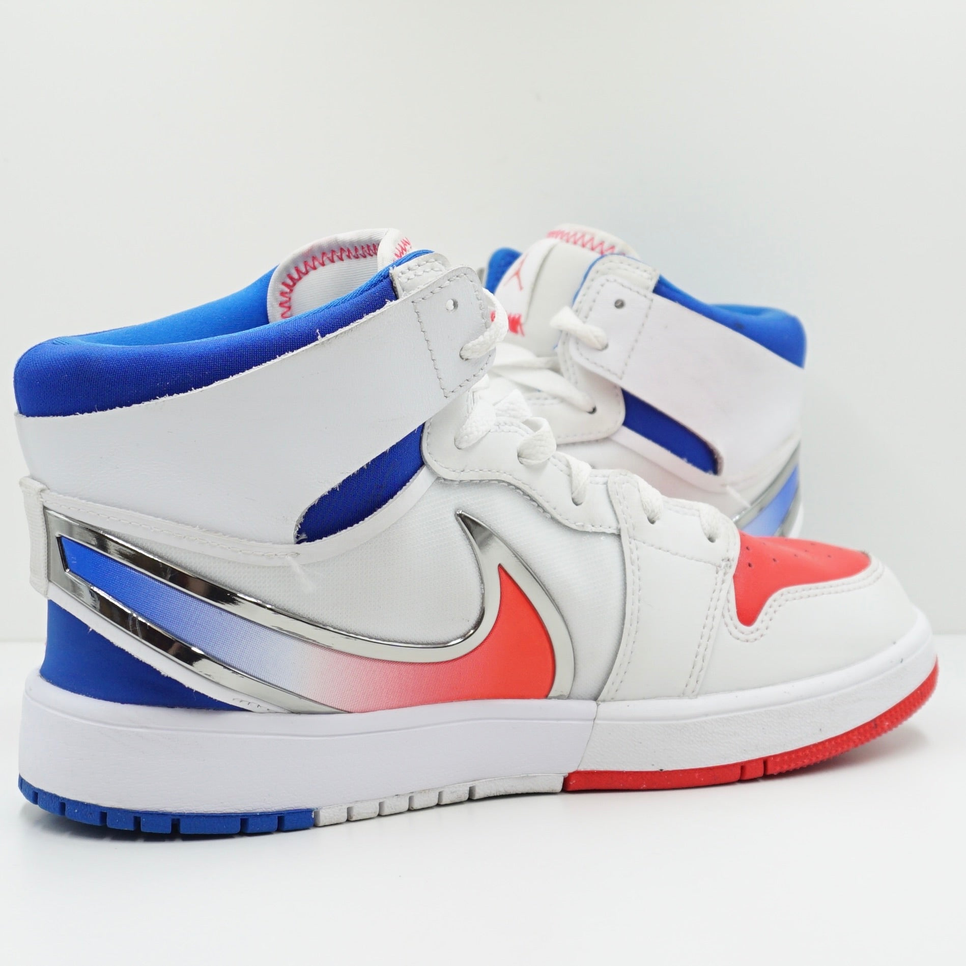 Jordan 1 Mid RM EasyOn White Siren Red (GS)