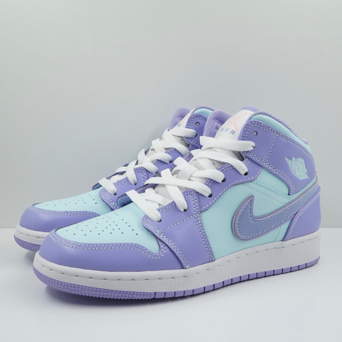 Jordan 1 Mid Purple Aqua (GS)