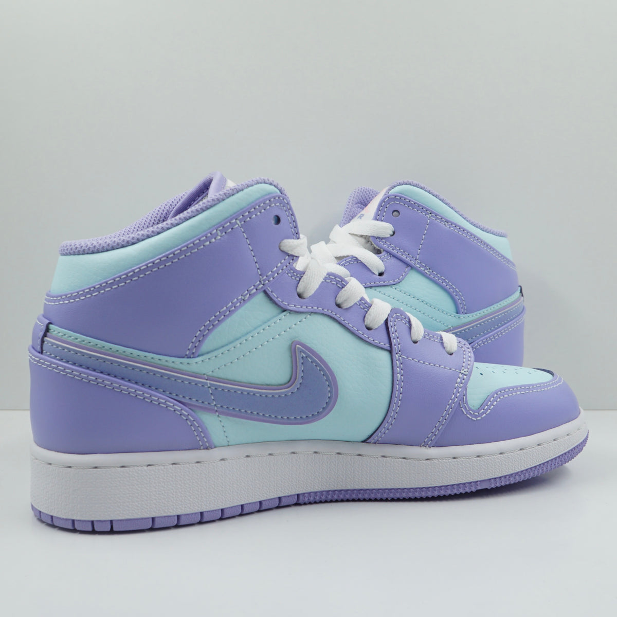 Jordan 1 Mid Purple Aqua (GS)