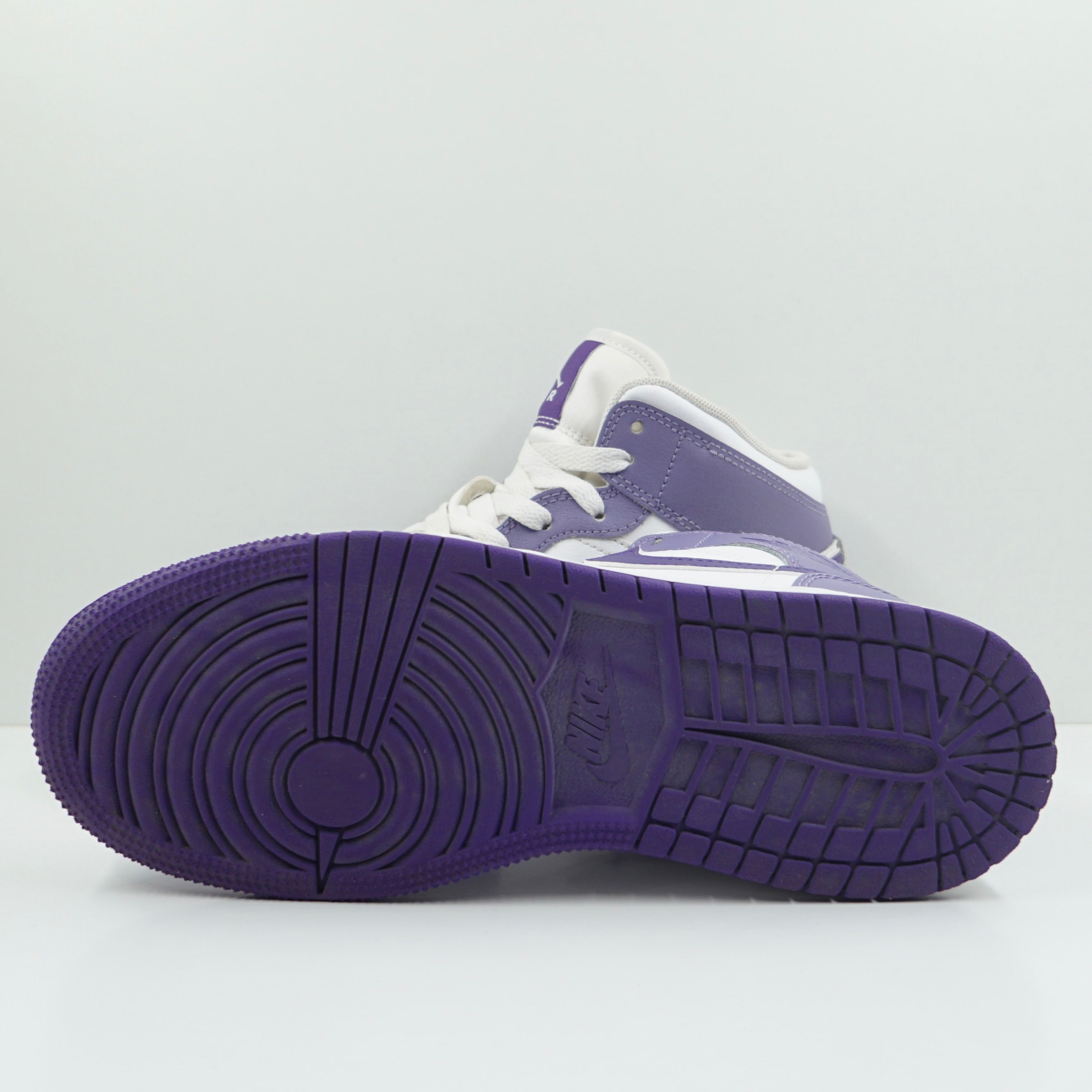 Jordan 1 Mid Dusty Amethyst White Court Purple (GS)