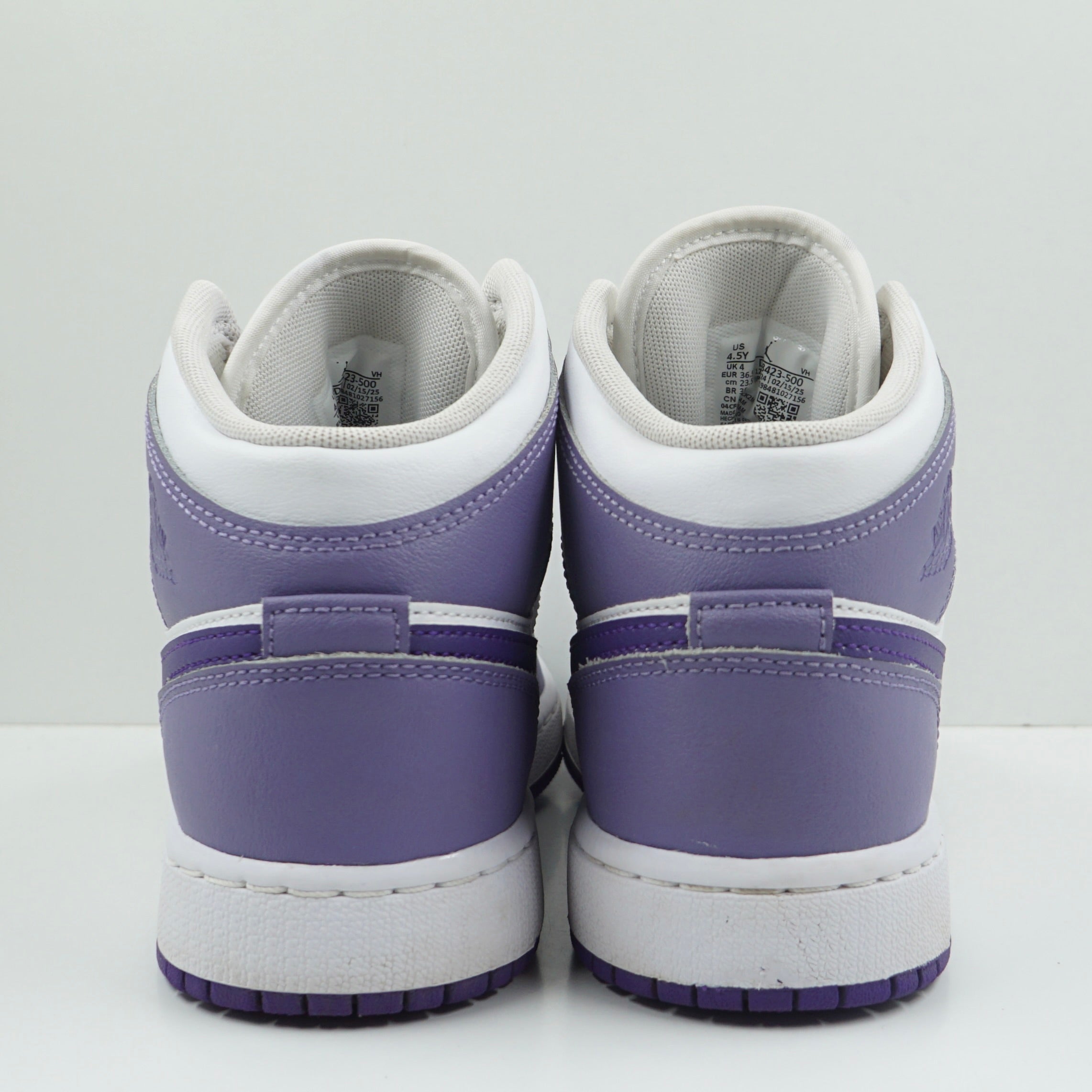 Jordan 1 Mid Dusty Amethyst White Court Purple (GS)