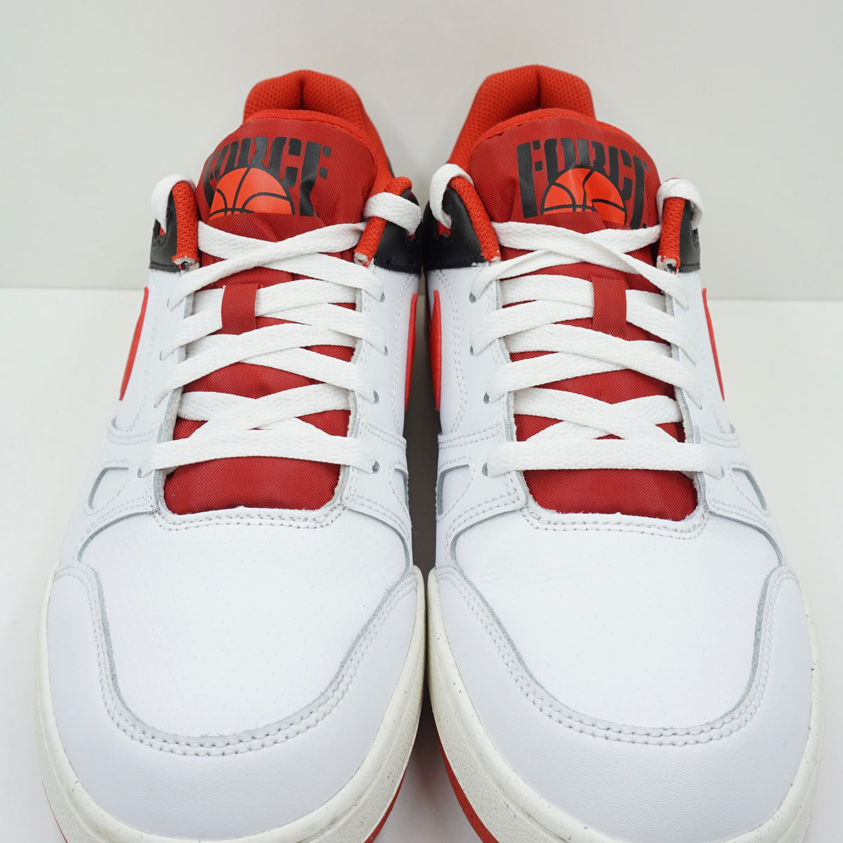 Nike Full Force Low White Red Black