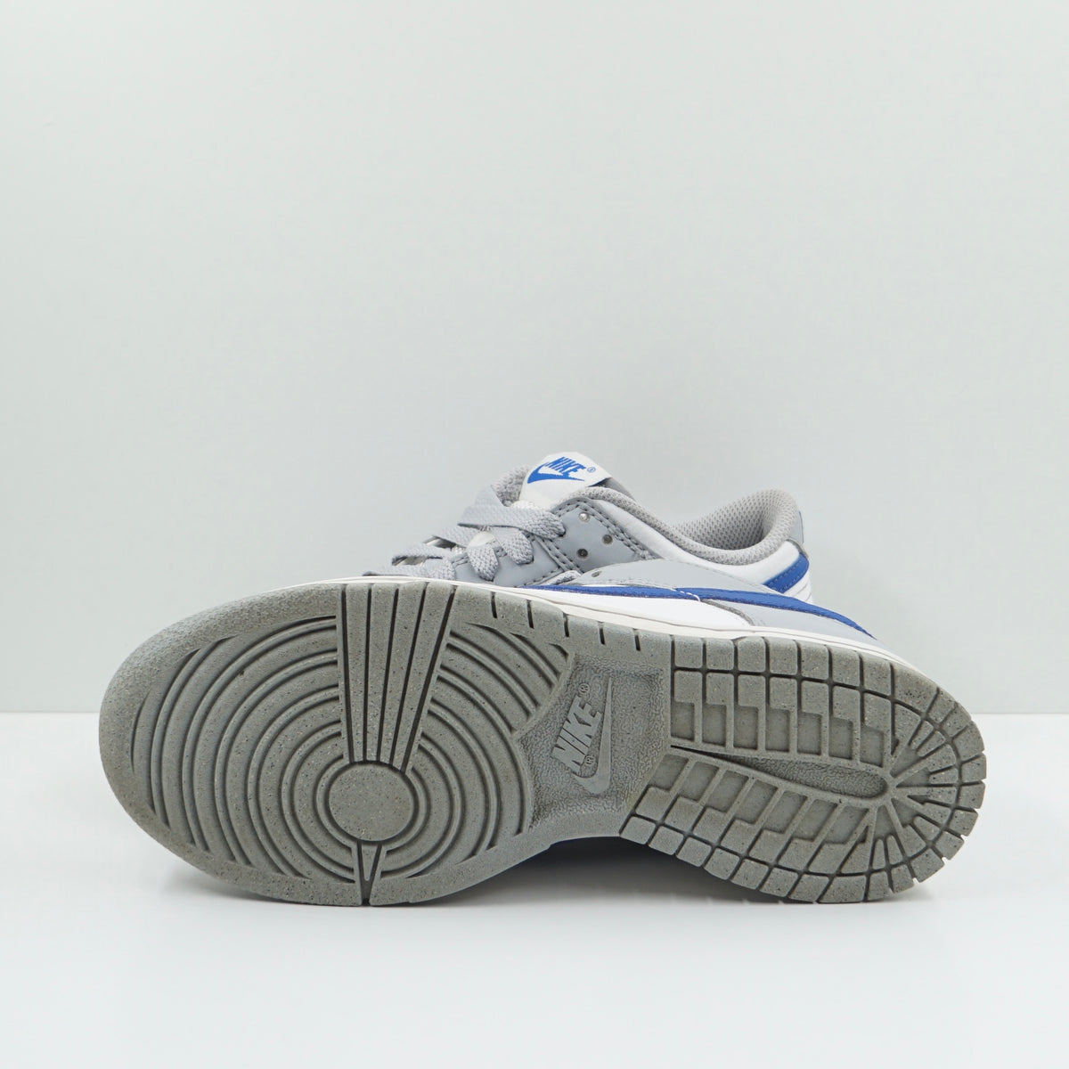 Nike Dunk Low Mini Swoosh Wolf Grey Game Royal (GS)