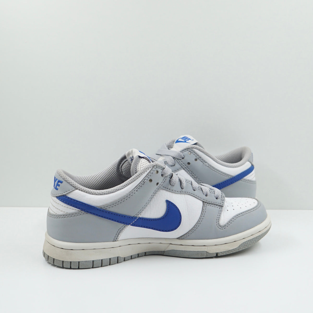 Nike Dunk Low Mini Swoosh Wolf Grey Game Royal (GS)
