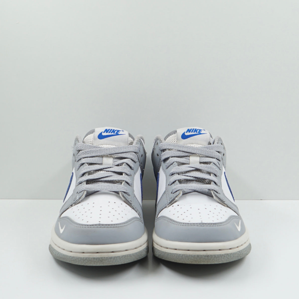 Nike Dunk Low Mini Swoosh Wolf Grey Game Royal (GS)