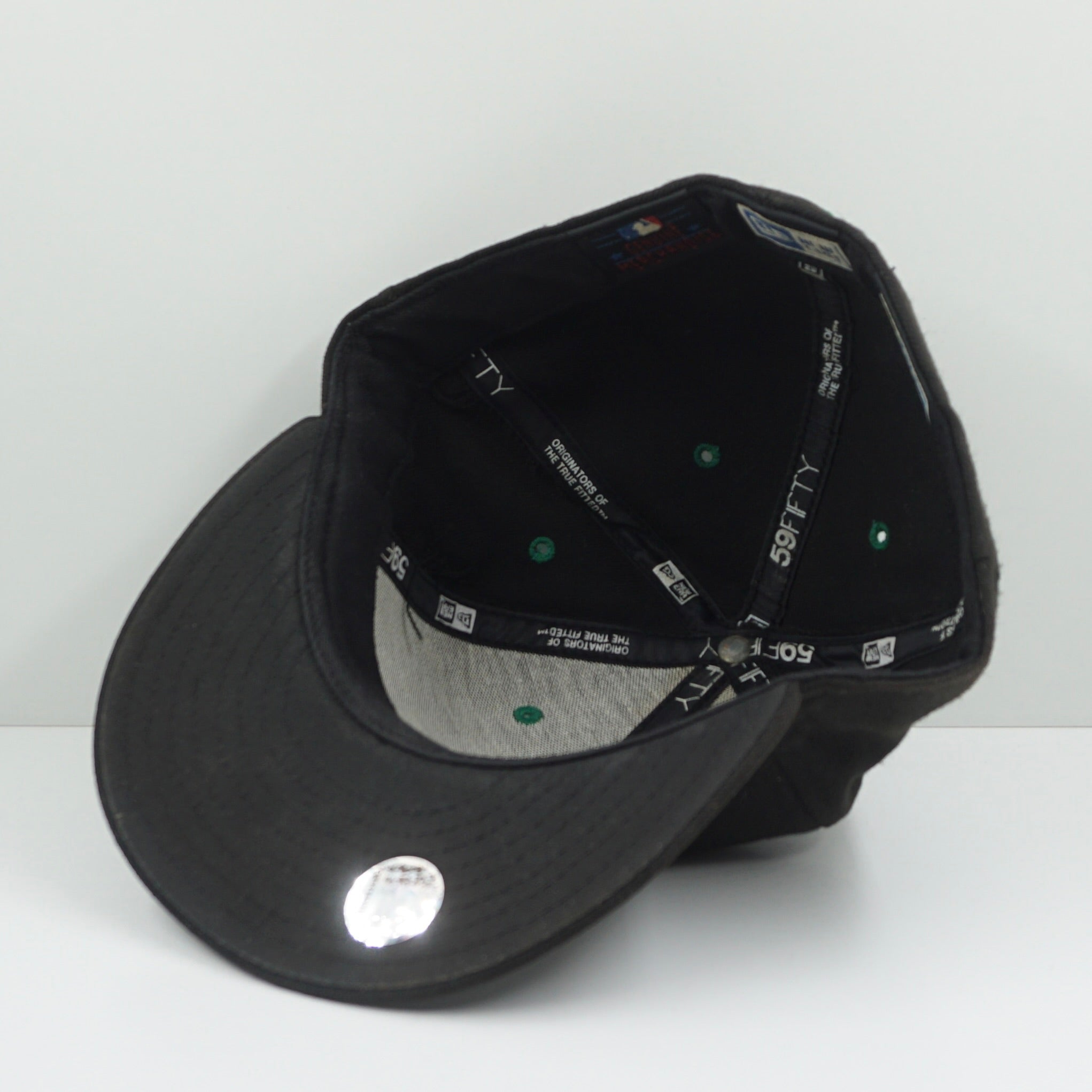 New Era Boston Red Sox Black Green Fitted Cap
