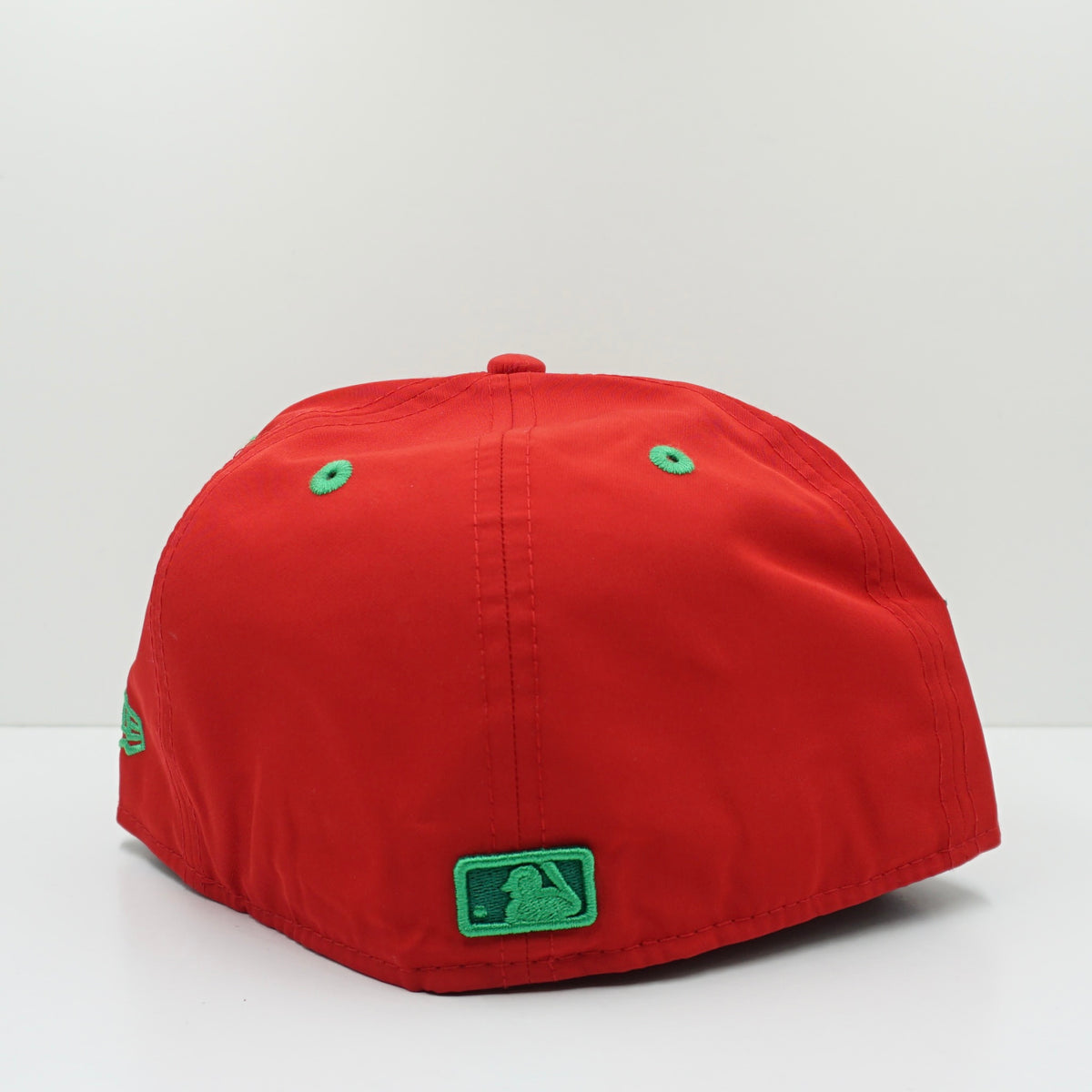 New Era Philadelphia Phillies On Field Green Logo Red Fitted Cap