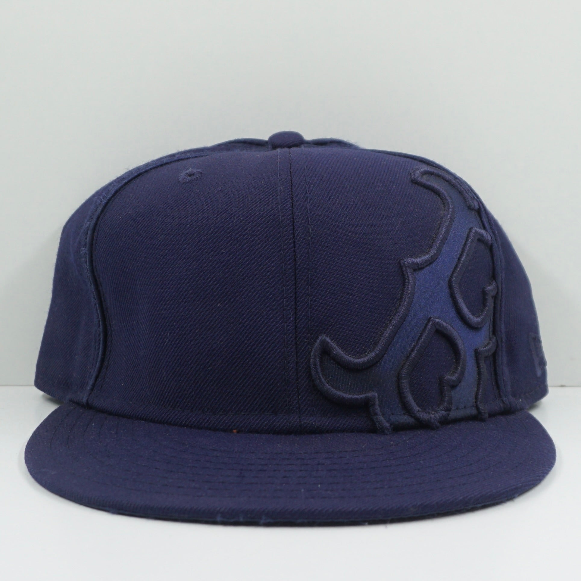 New Era Boston Red Sox Big Logo Navy Fitted Cap