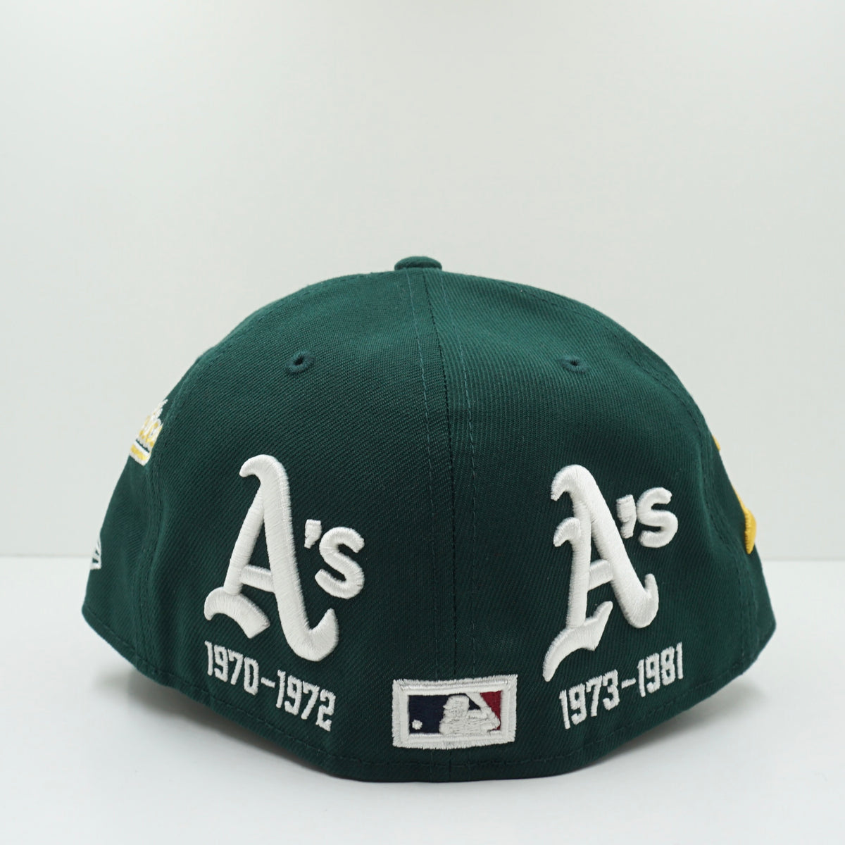 New Era Oakland Athletics Multi Logo Low Profile Green Fitted Cap