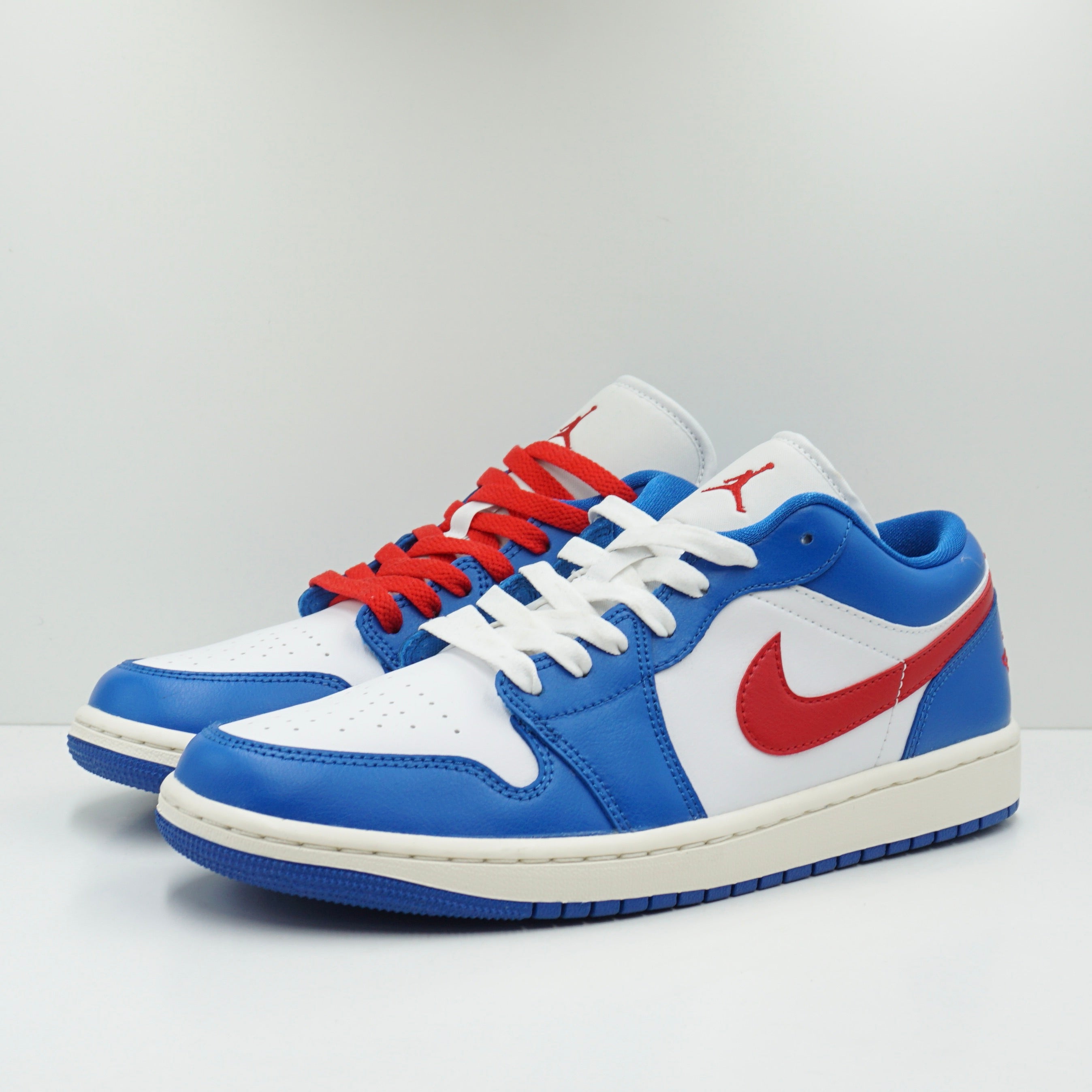Jordan 1 Low Sport Blue Gym Red (W)