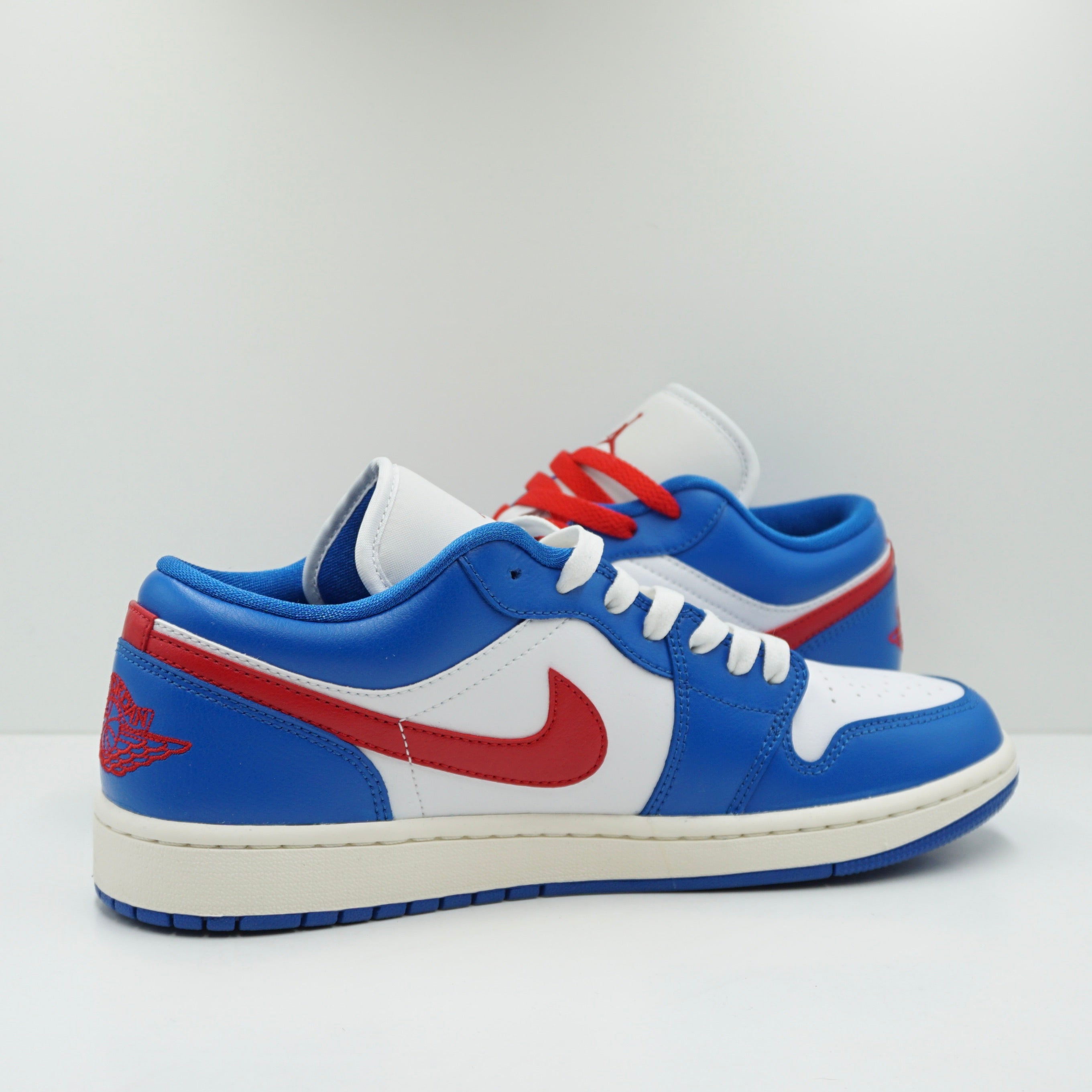 Jordan 1 Low Sport Blue Gym Red (W)