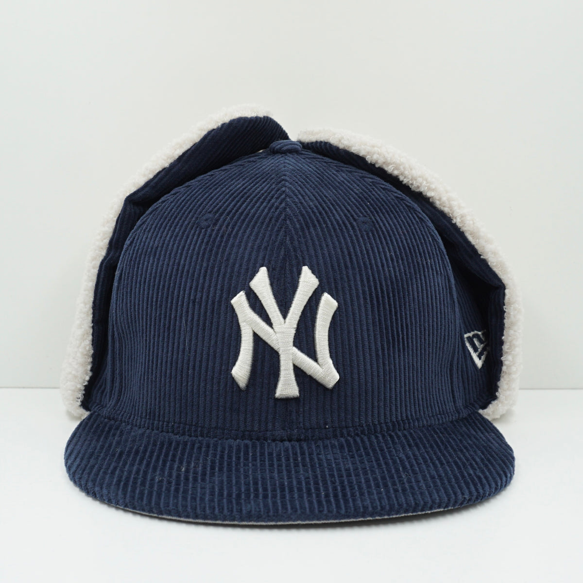 New Era New York Yankees Blue Corduroy Dogear Winter Fitted Cap
