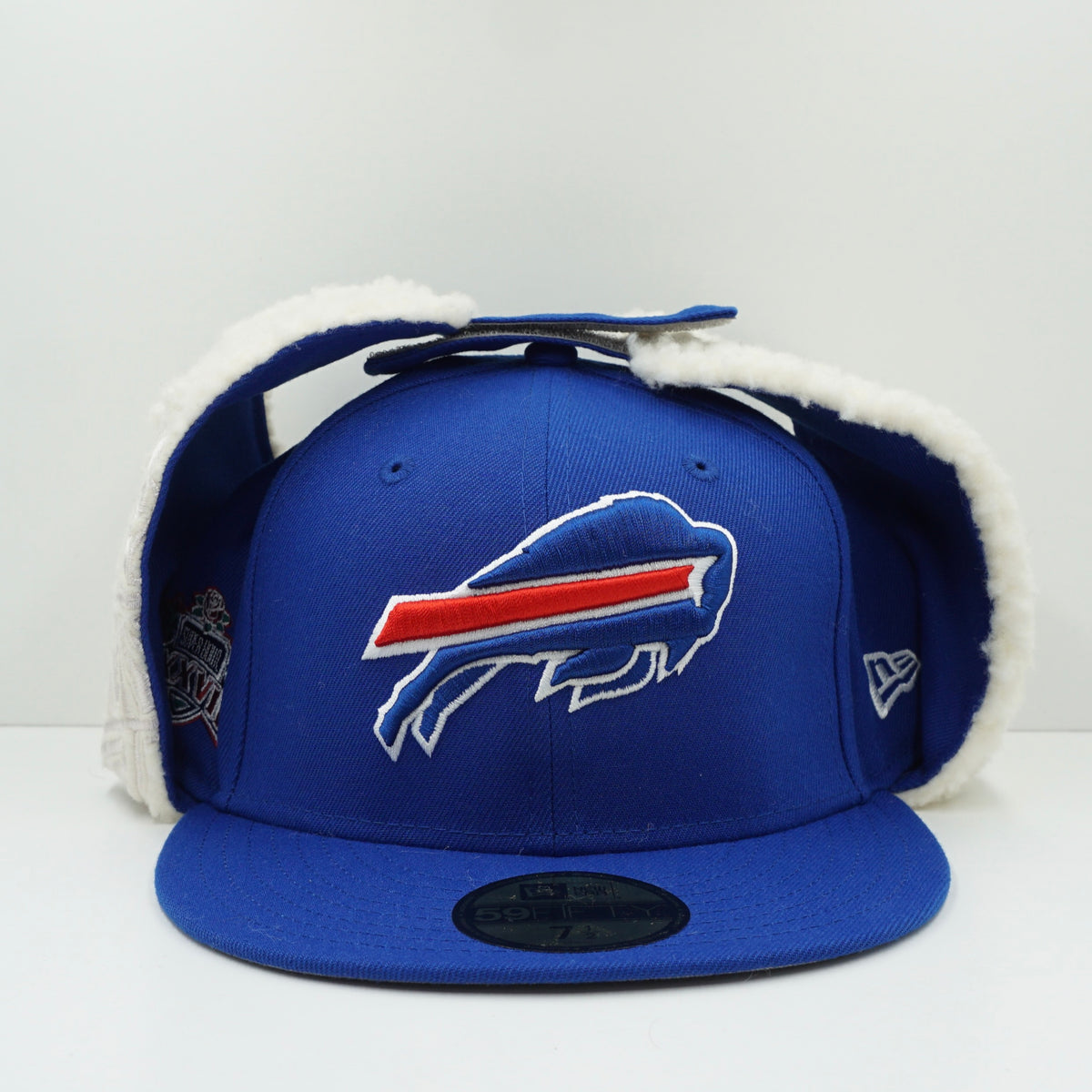 New Era Buffalo Bills Super Bowl Blue Dogear Winter Fitted Cap