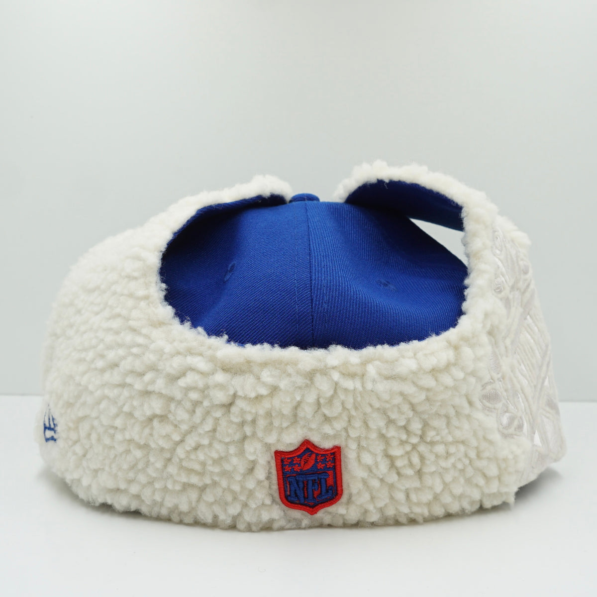 New Era Buffalo Bills Super Bowl Blue Dogear Winter Fitted Cap
