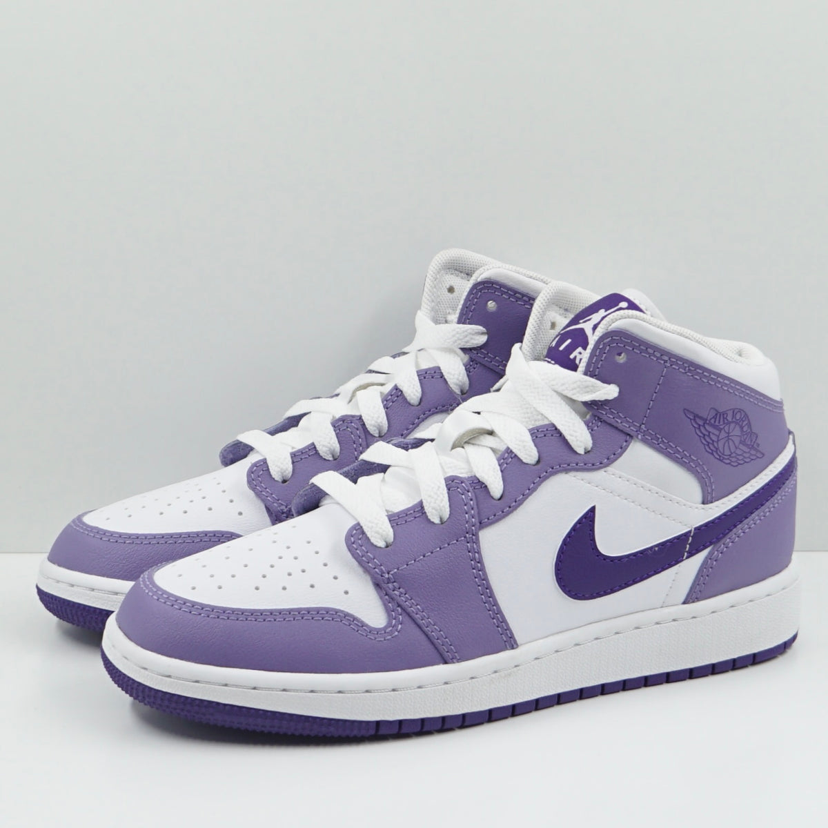 Jordan 1 Mid Dusty Amethyst White Court Purple (GS)