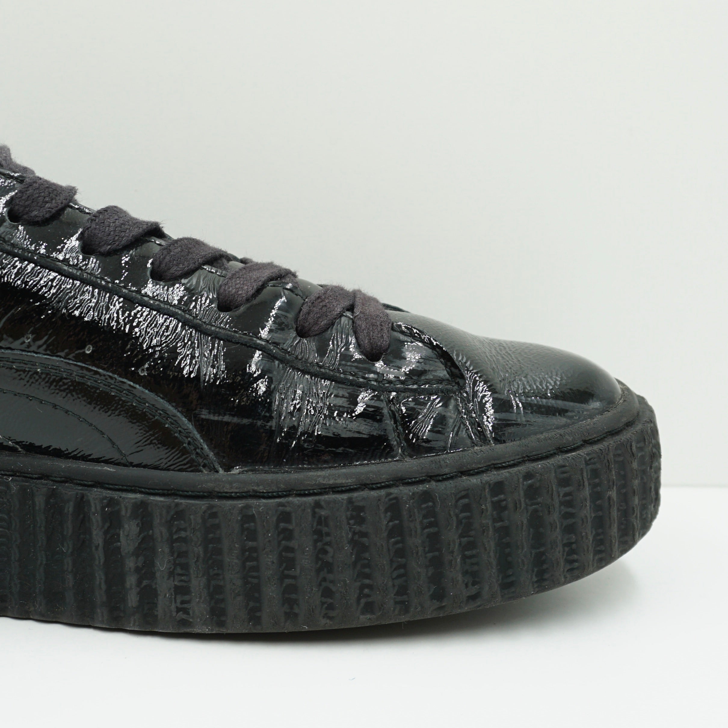Puma Creeper Rihanna Fenty Cracked Leather Black (W)