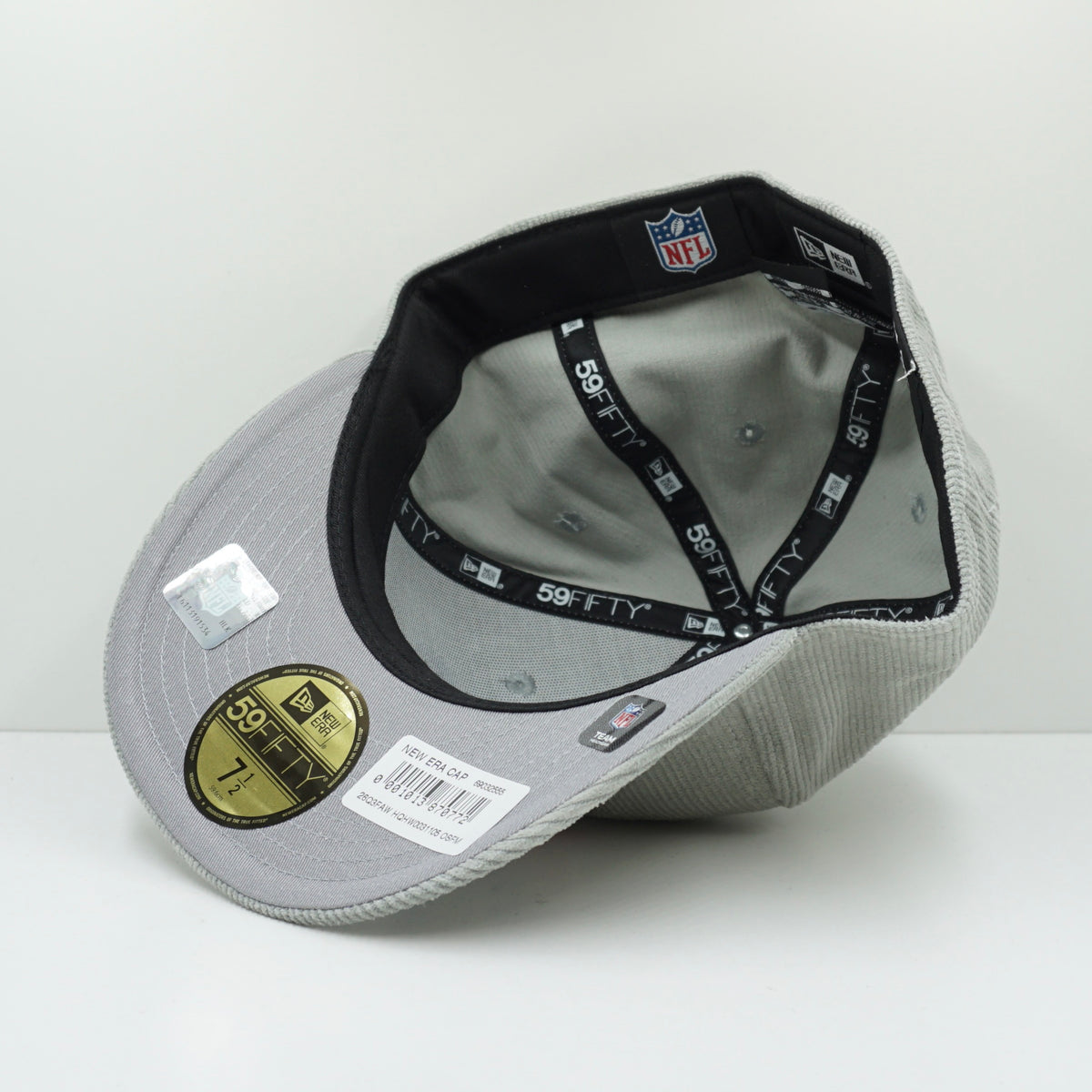 New Era Buffalo Bills Grey Corduroy Fitted Cap