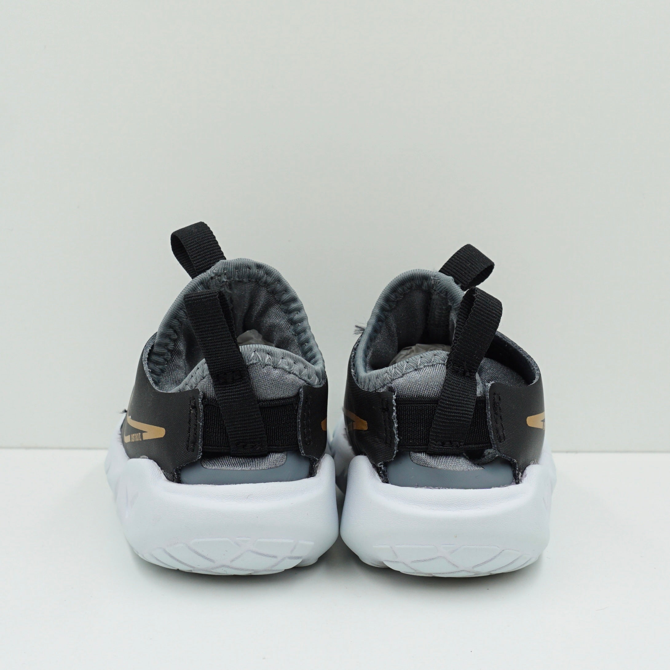 Nike Flex Runner 2 Black Metallic Gold Toddler