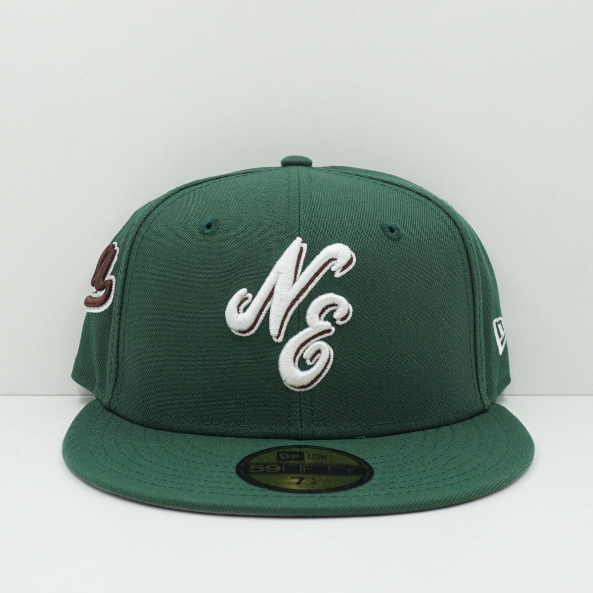 New Era Heritage Script Green Fitted Cap