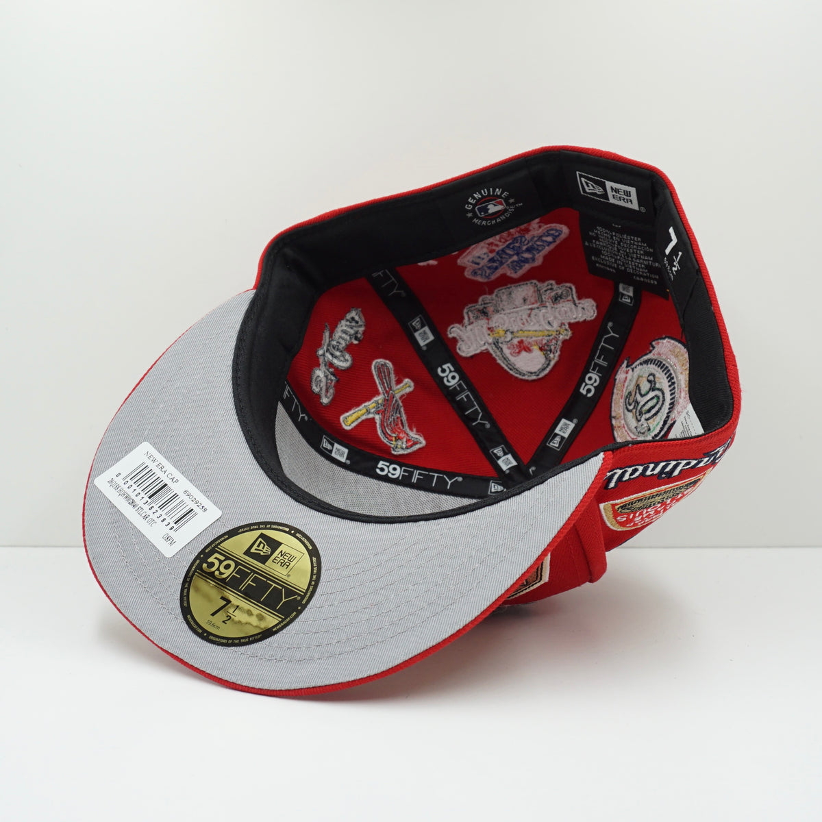 New Era St Louis Cardinals Multi Patch Red Fitted Cap