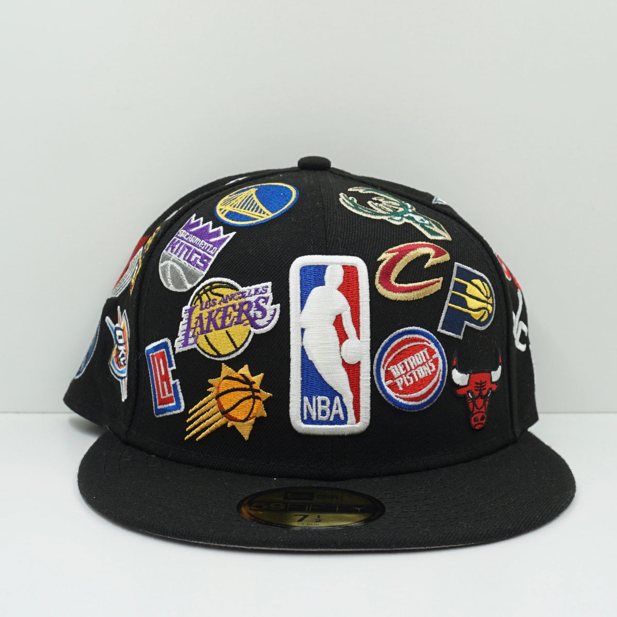 New Era NBA Logos Fitted Cap
