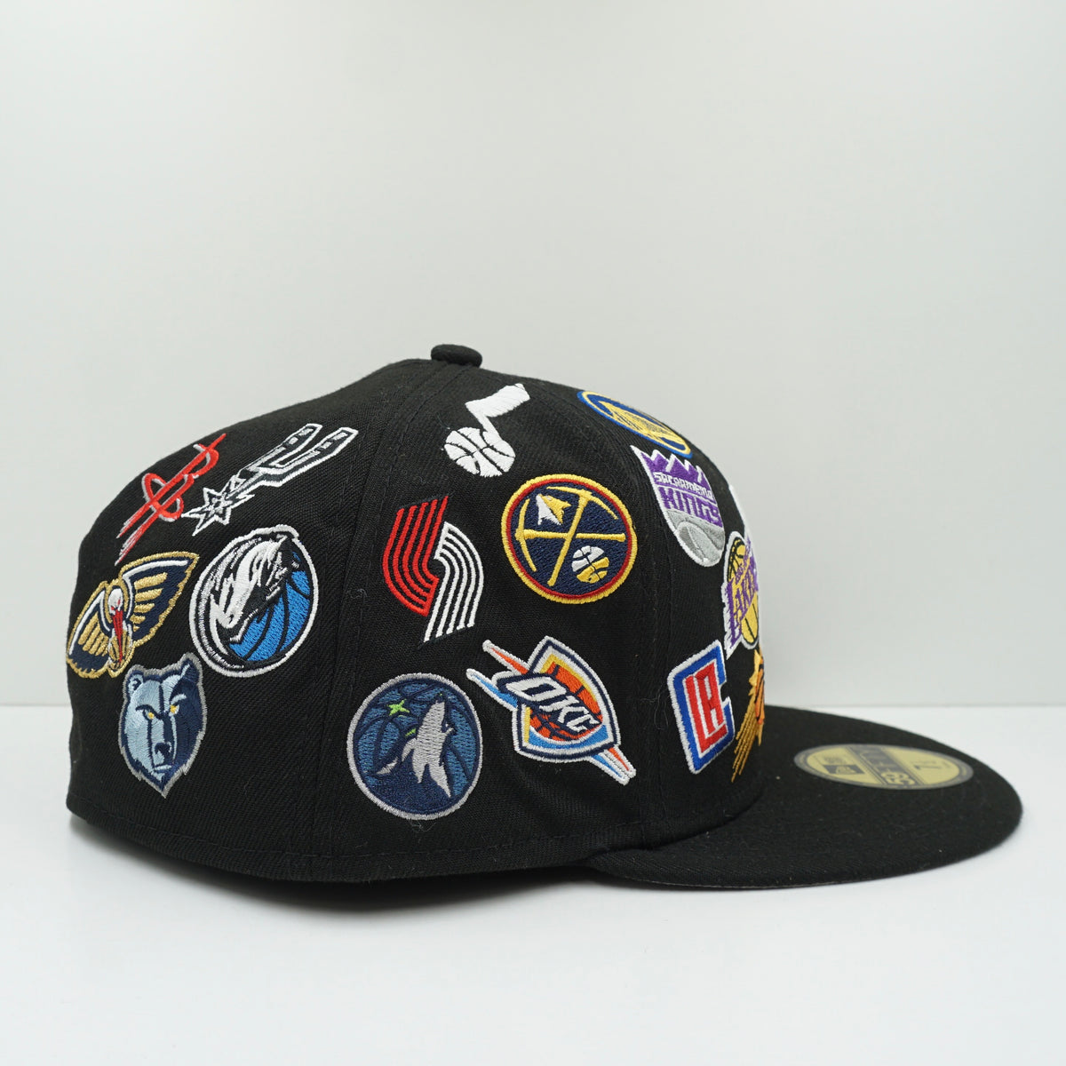 New Era NBA Logos Fitted Cap