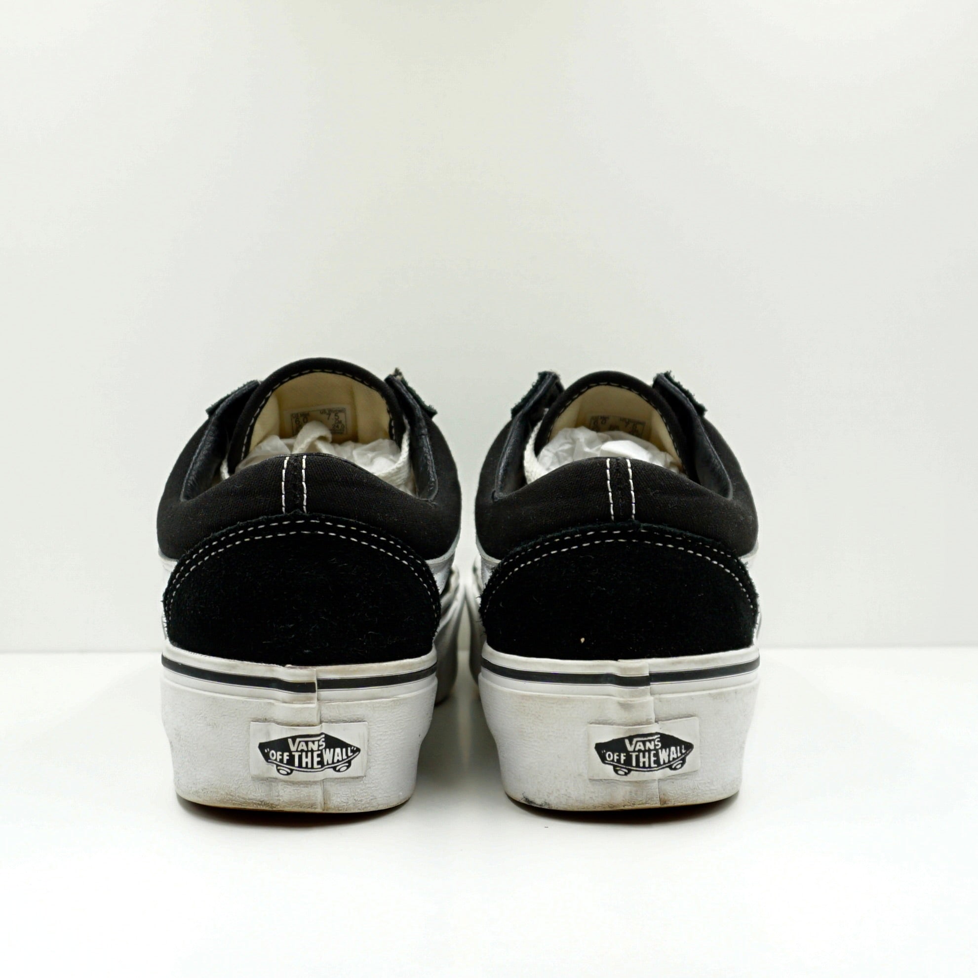 Vans Old Skool Platform Black White