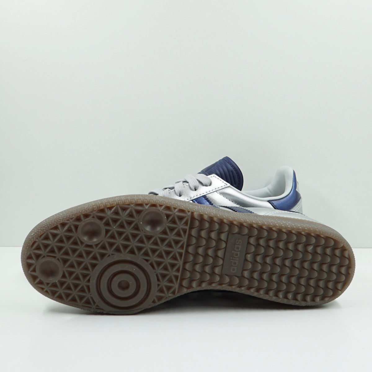 Adidas Samba JP Silver Metallic Dark Blue