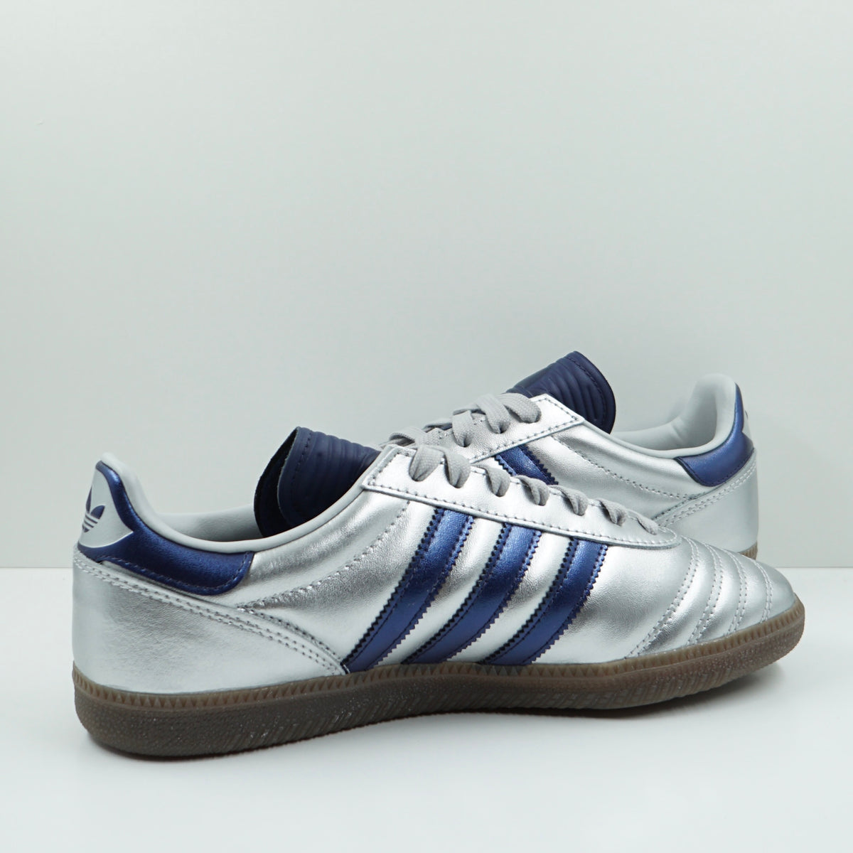 Adidas Samba JP Silver Metallic Dark Blue