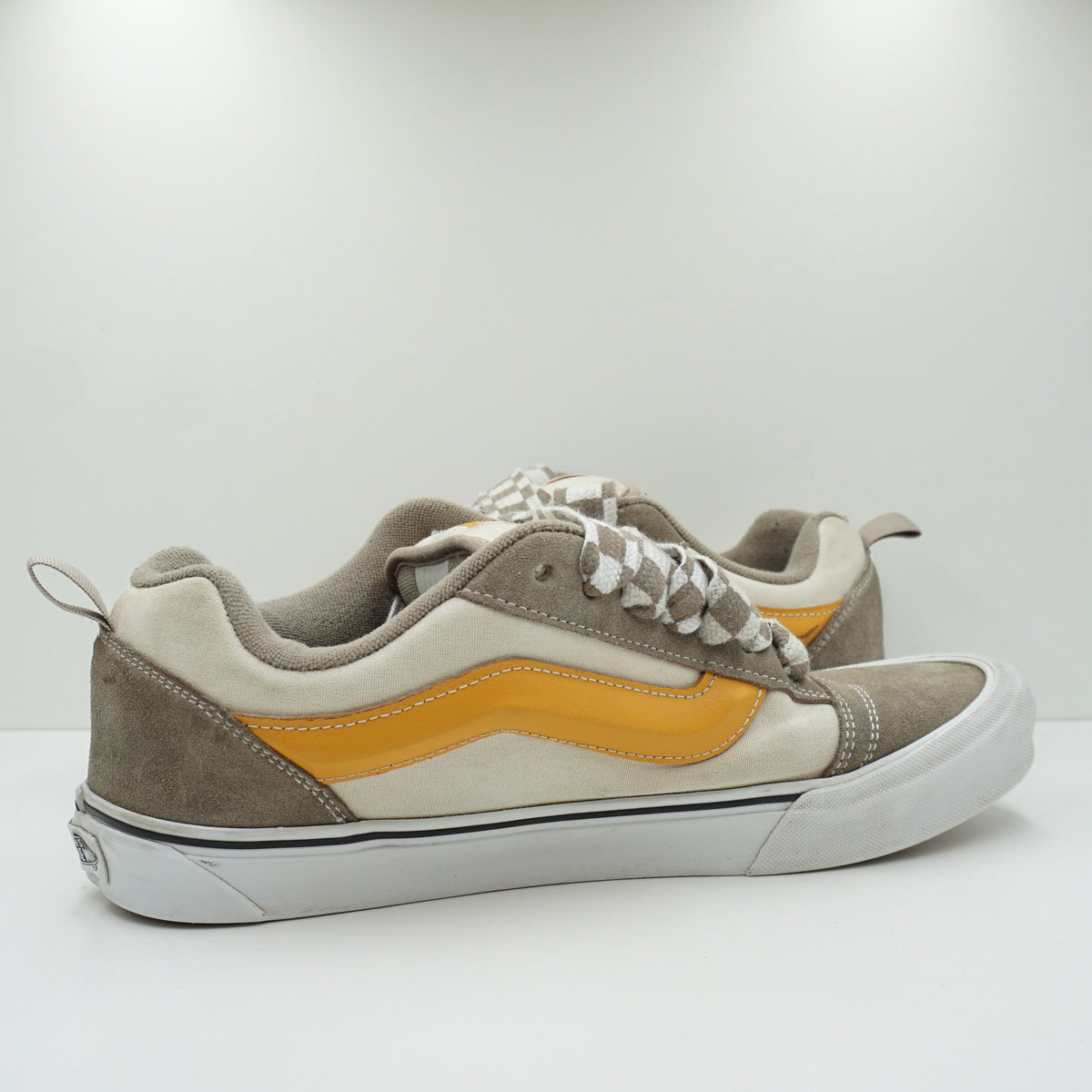 Vans Knu Mega Check Grey Marshmallow