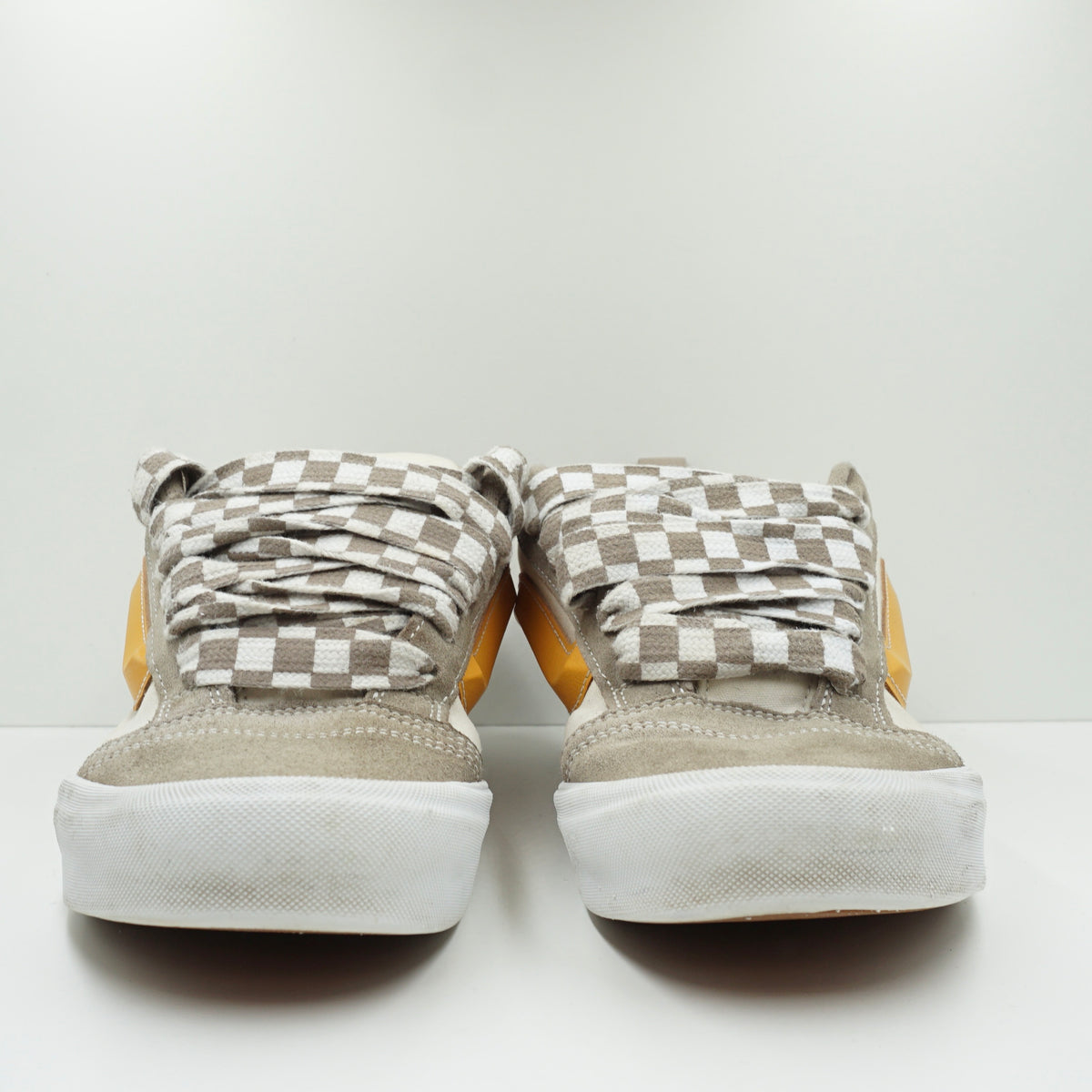 Vans Knu Mega Check Grey Marshmallow