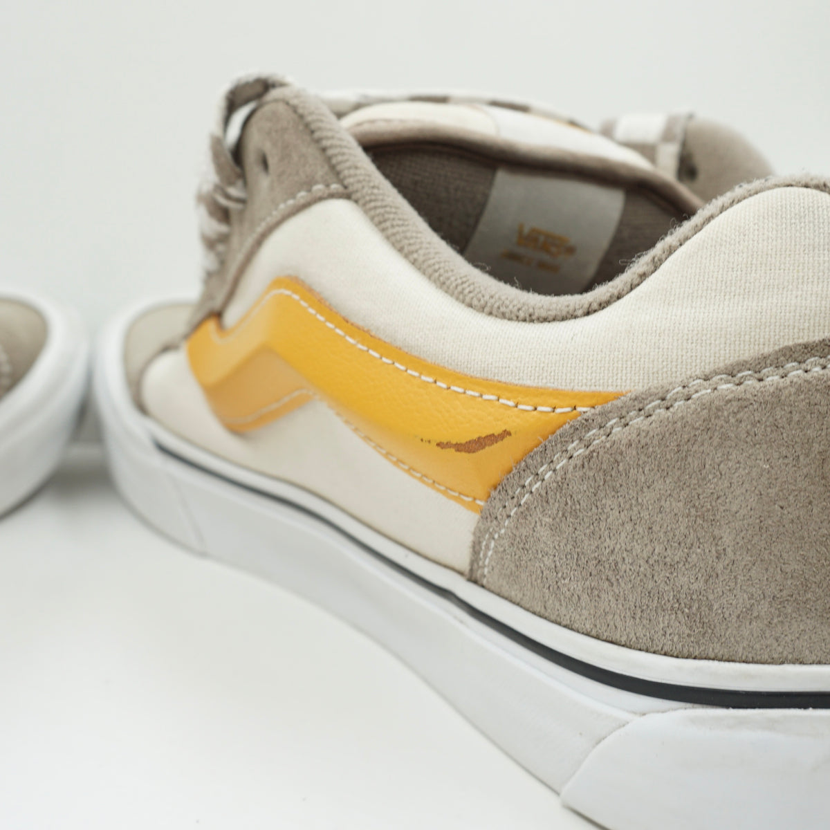 Vans Knu Mega Check Grey Marshmallow