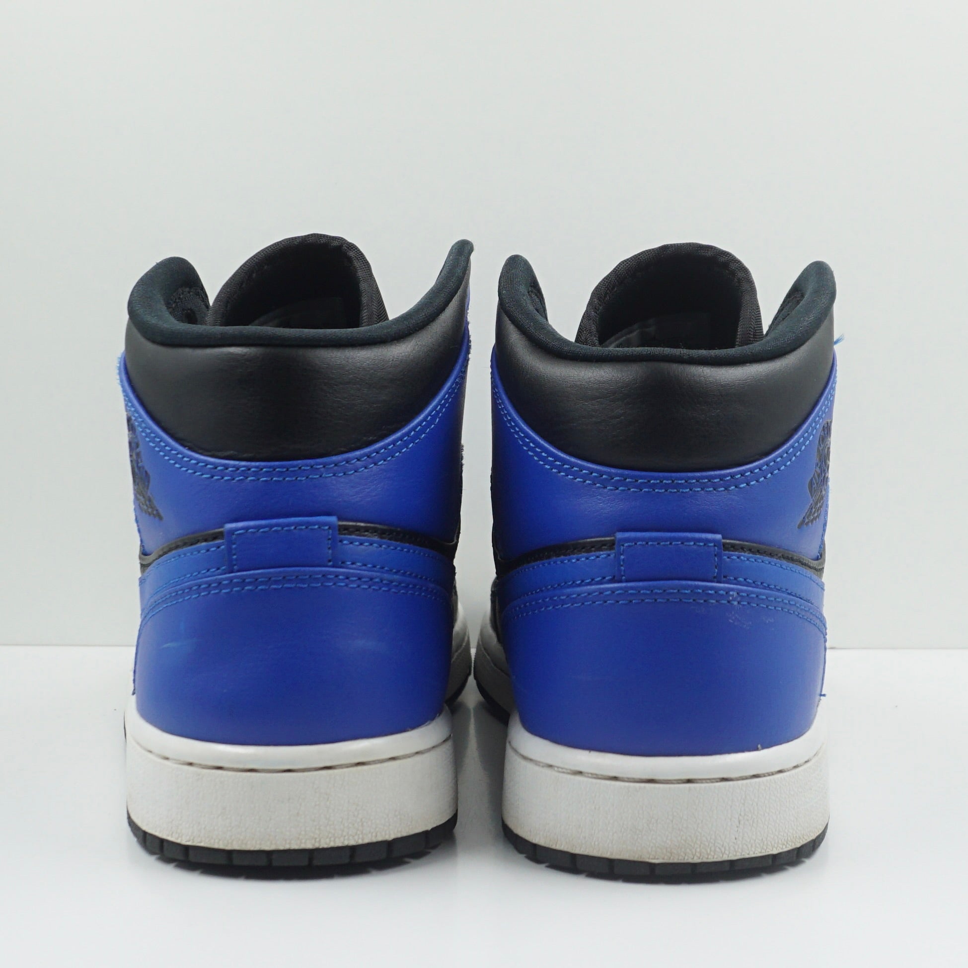 Jordan 1 Mid Hyper Royal Tumbled Leather
