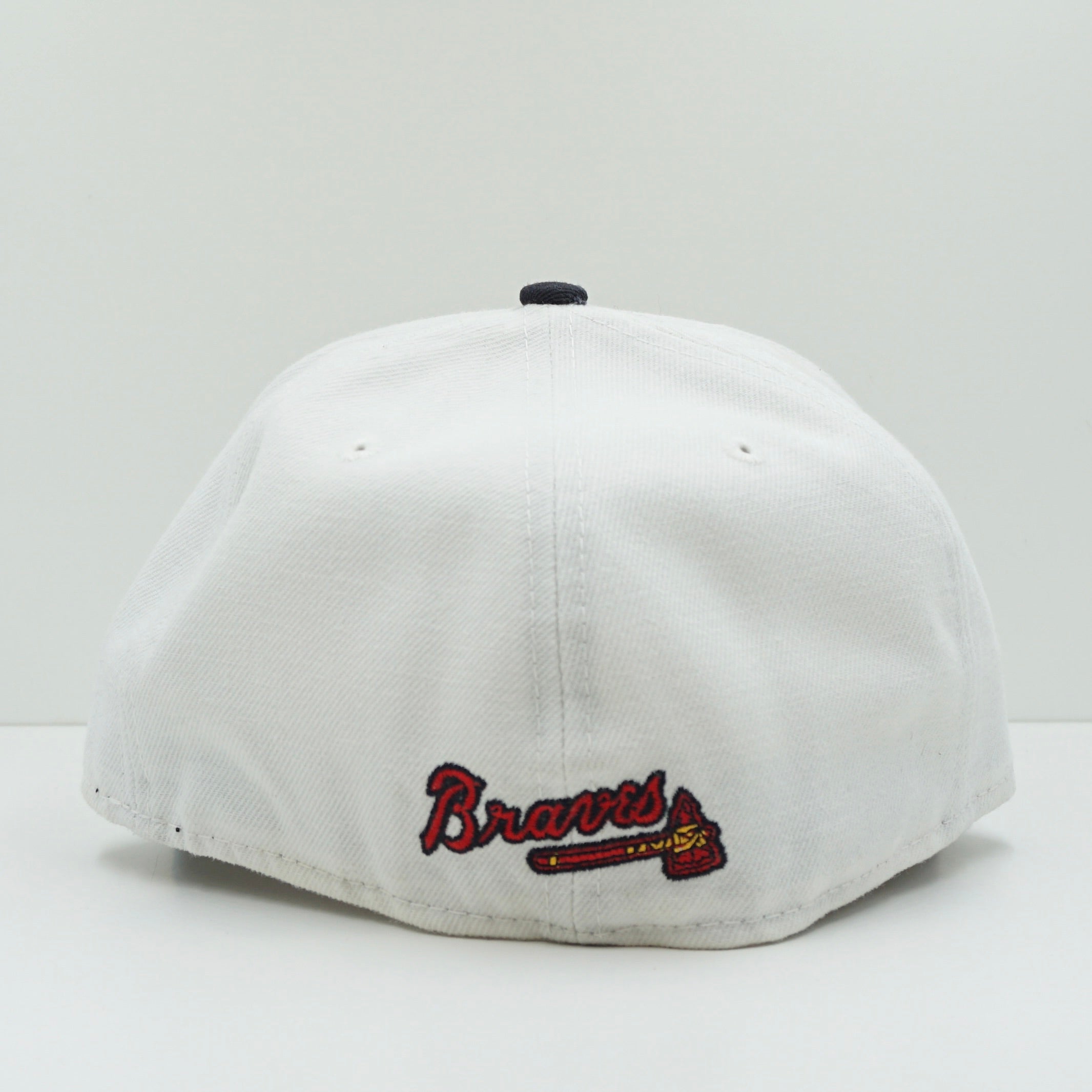 New Era Atlanta Braves White Multi Team Logos Fitted Cap