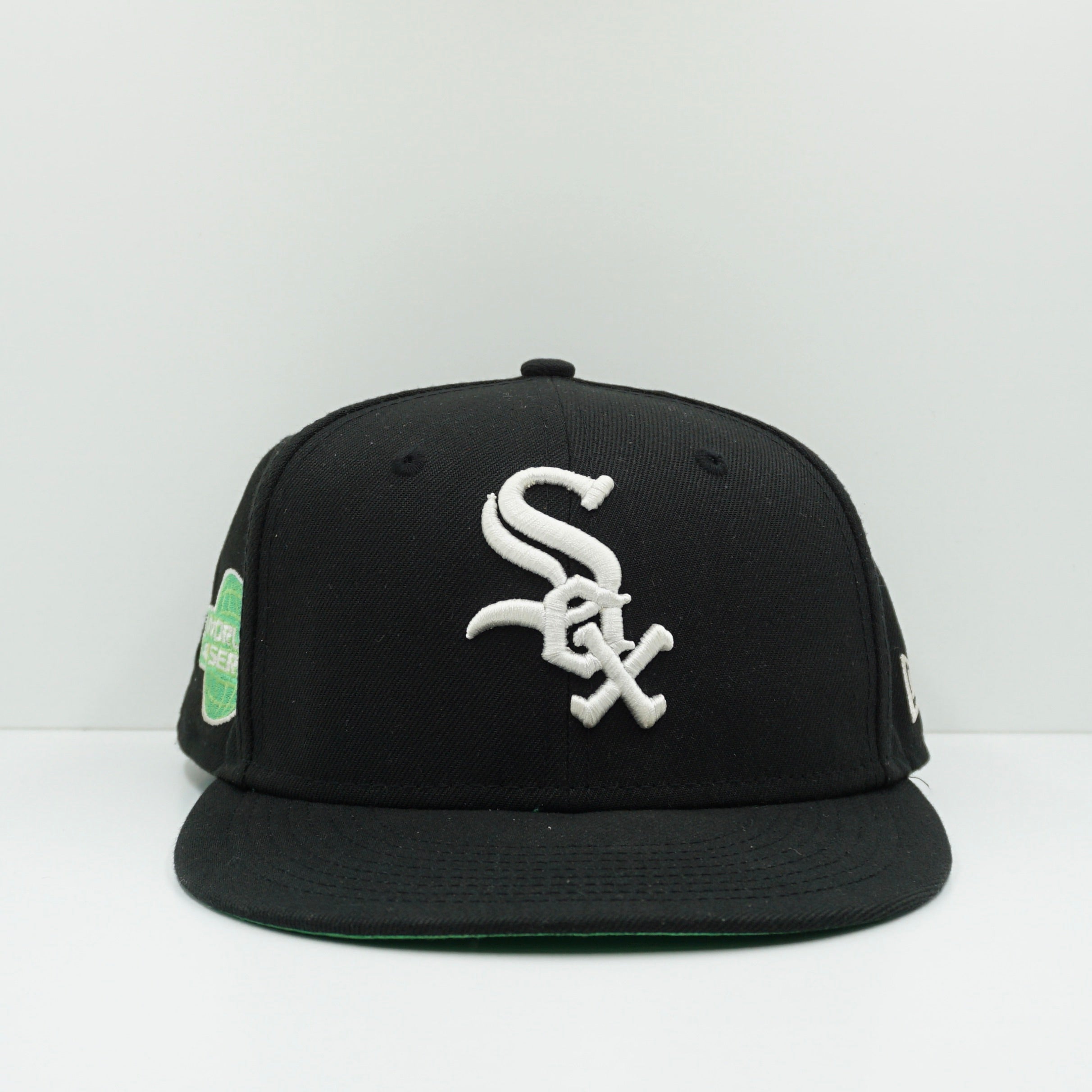 New Era White Sox Black Green World Series 2005 Fitted Cap