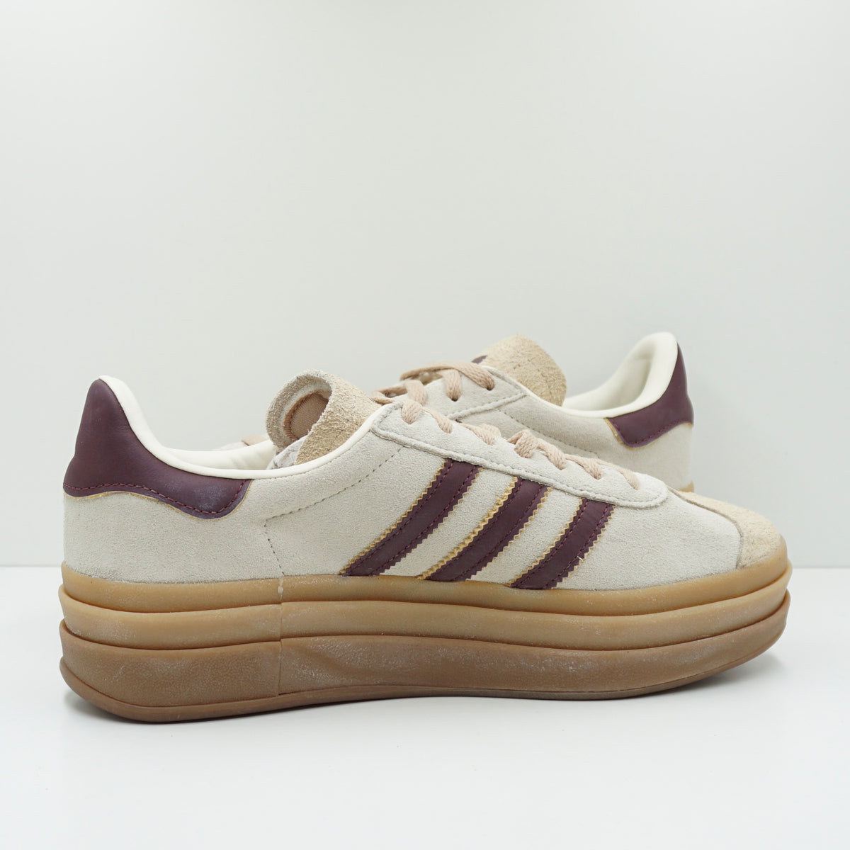 Adidas Gazelle Bold Cream White Maroon (W)