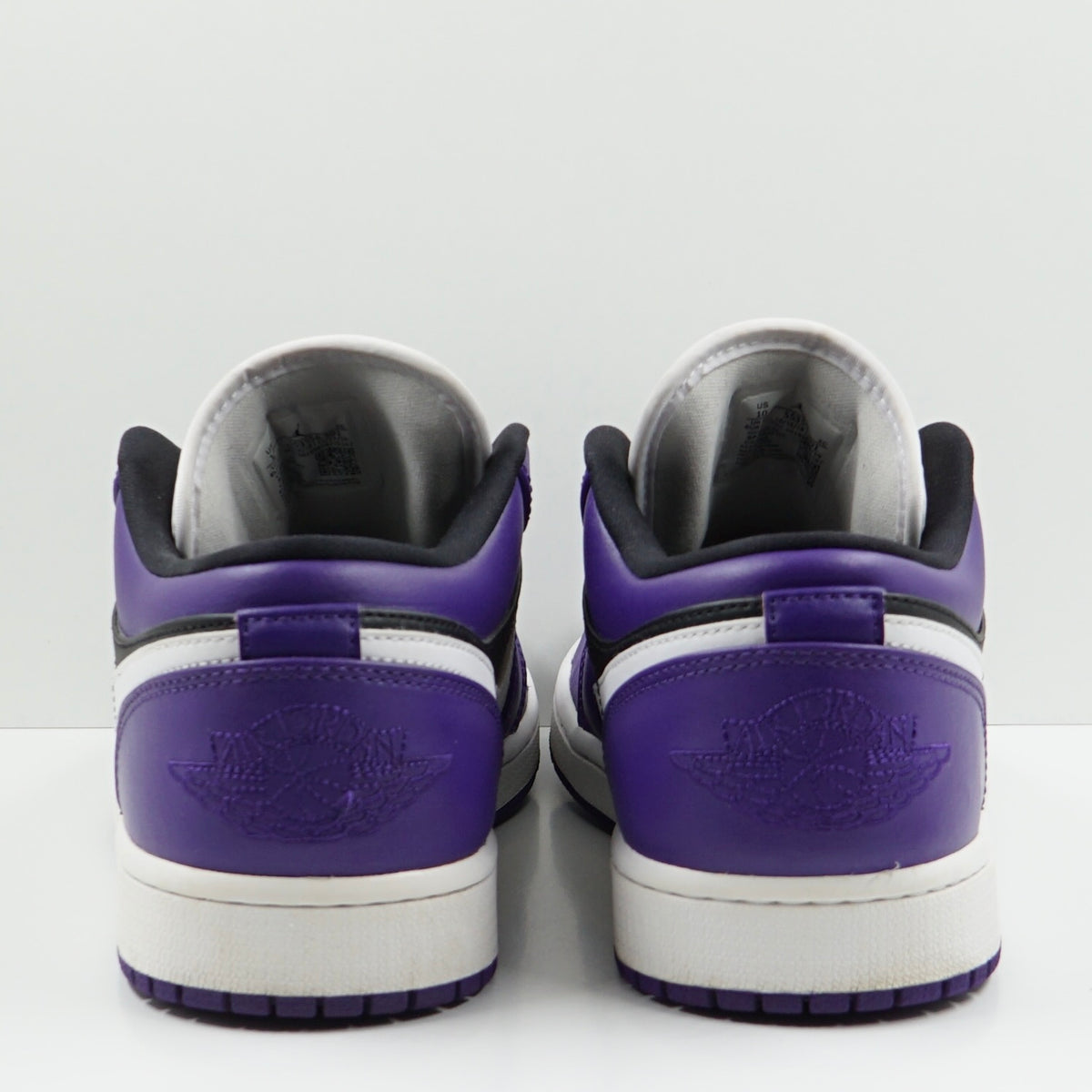 Jordan 1 Low Court Purple Black