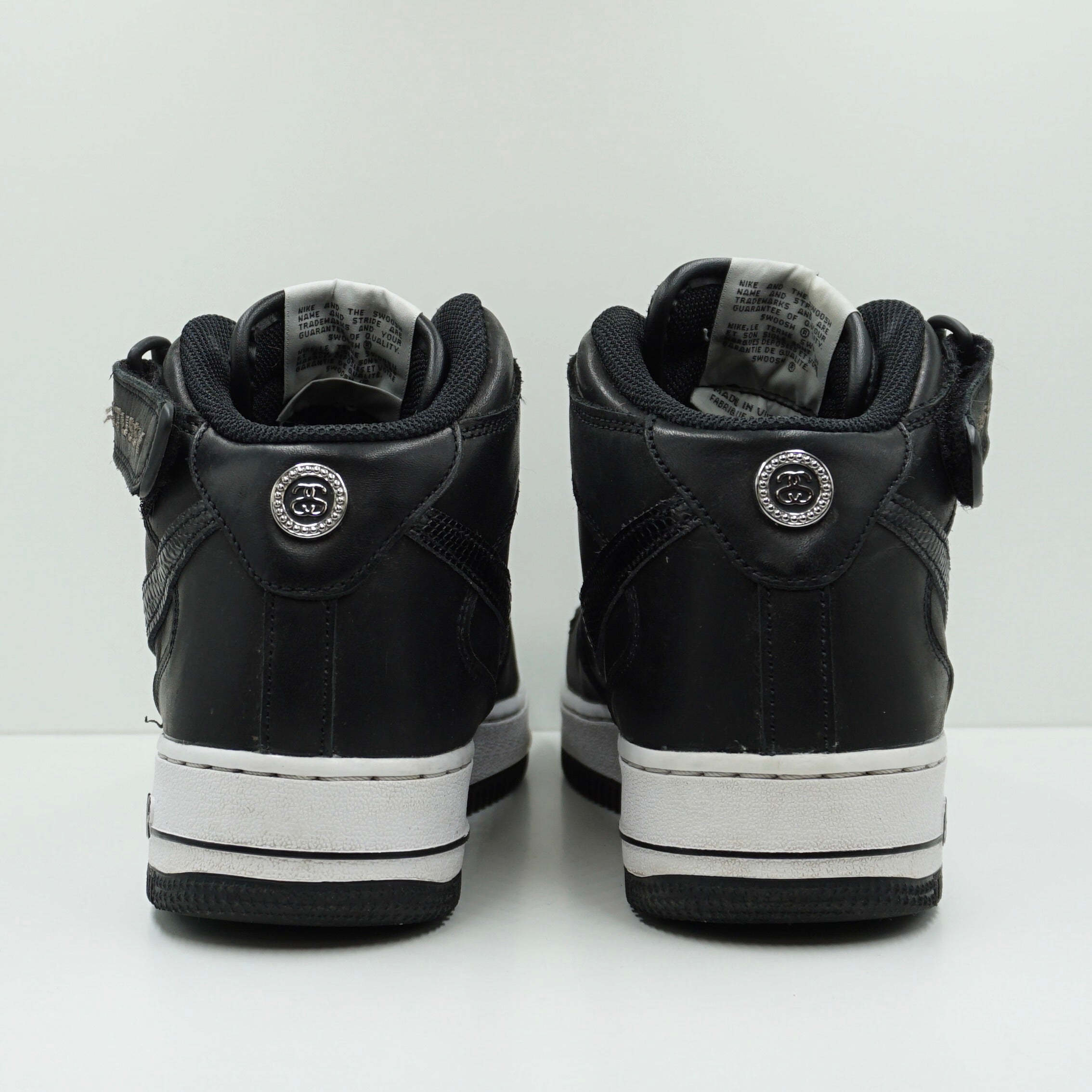 Nike Air Force 1 Mid Stussy Black White