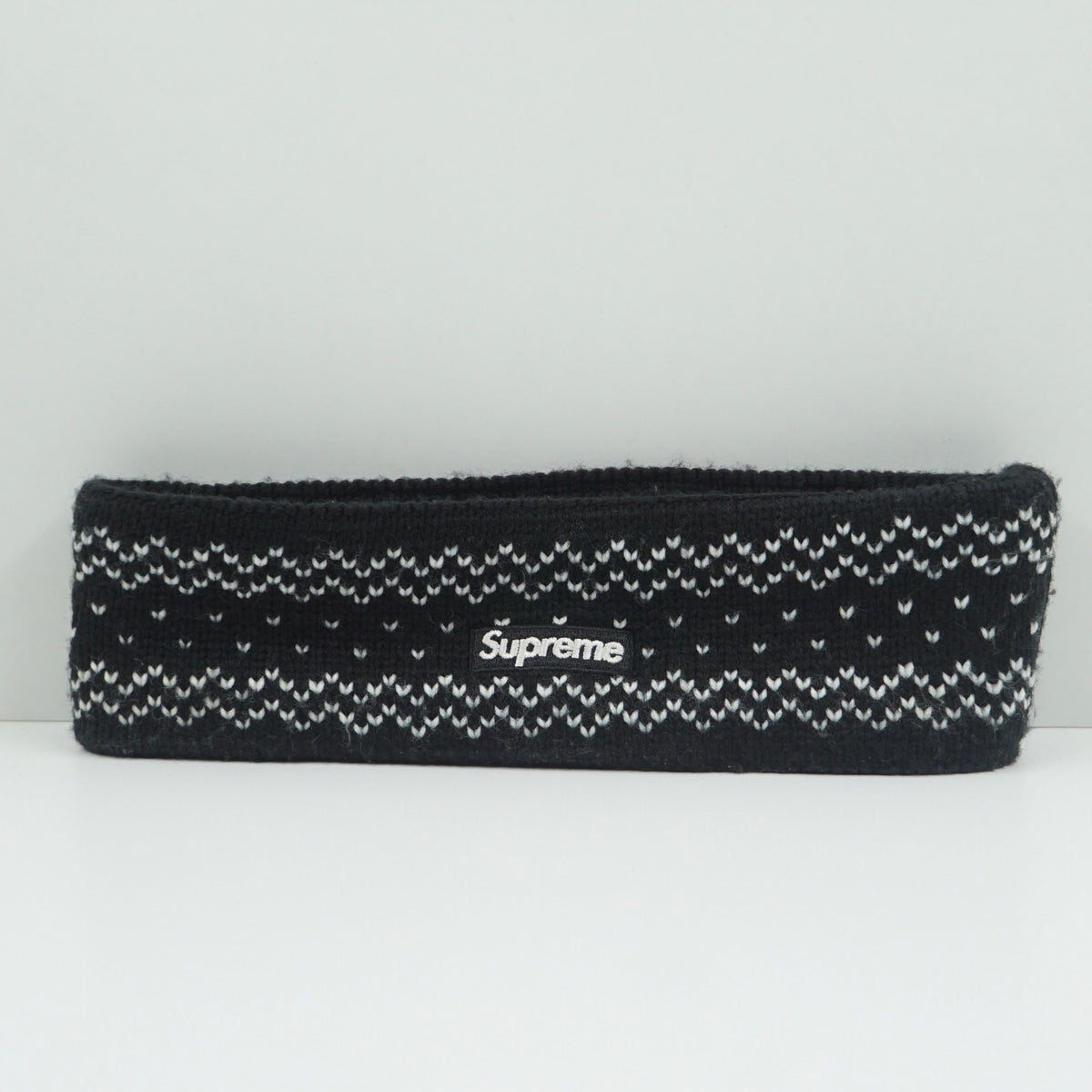 Supreme New Era FW17 Arc Logo Black Headband