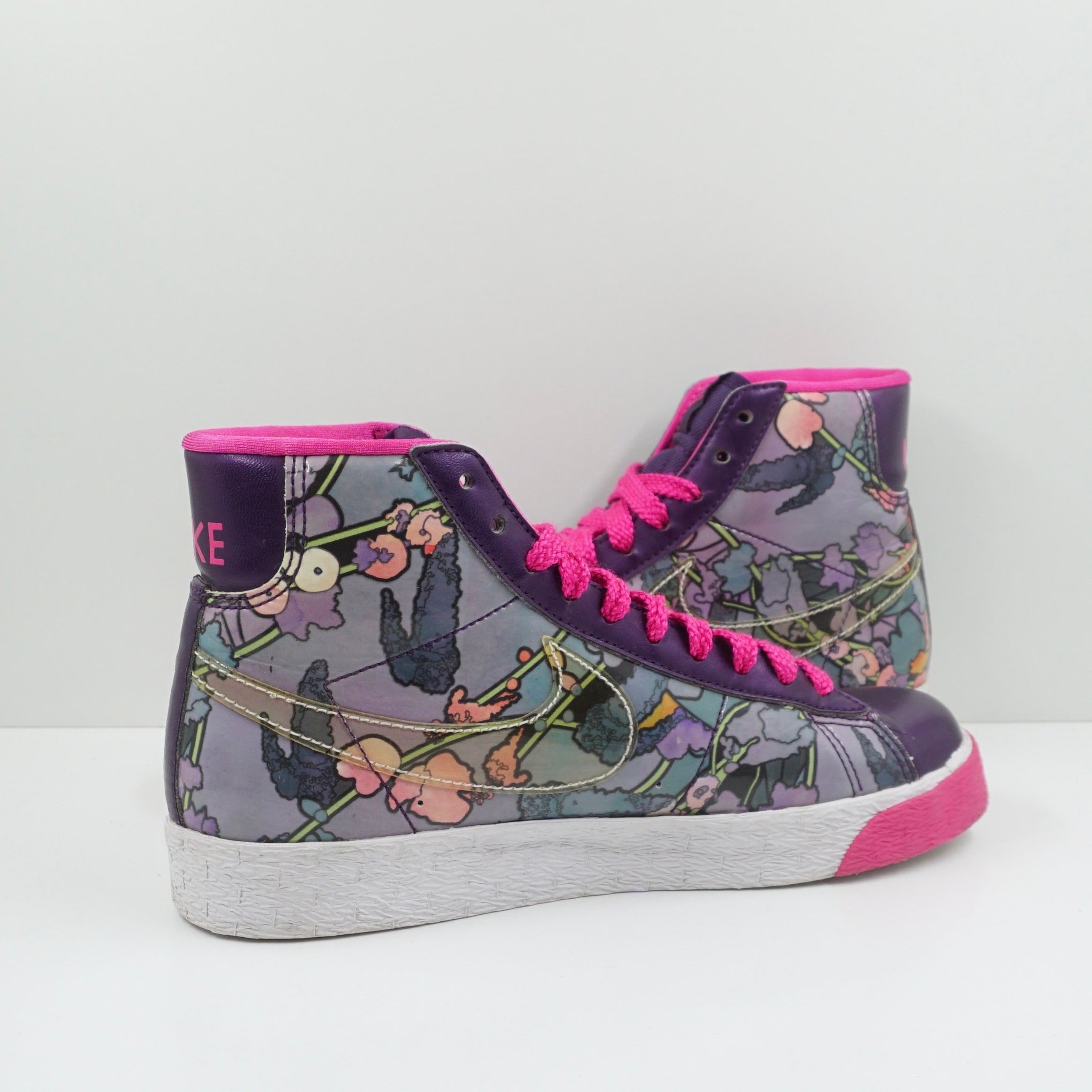 nike blazer pink flower
