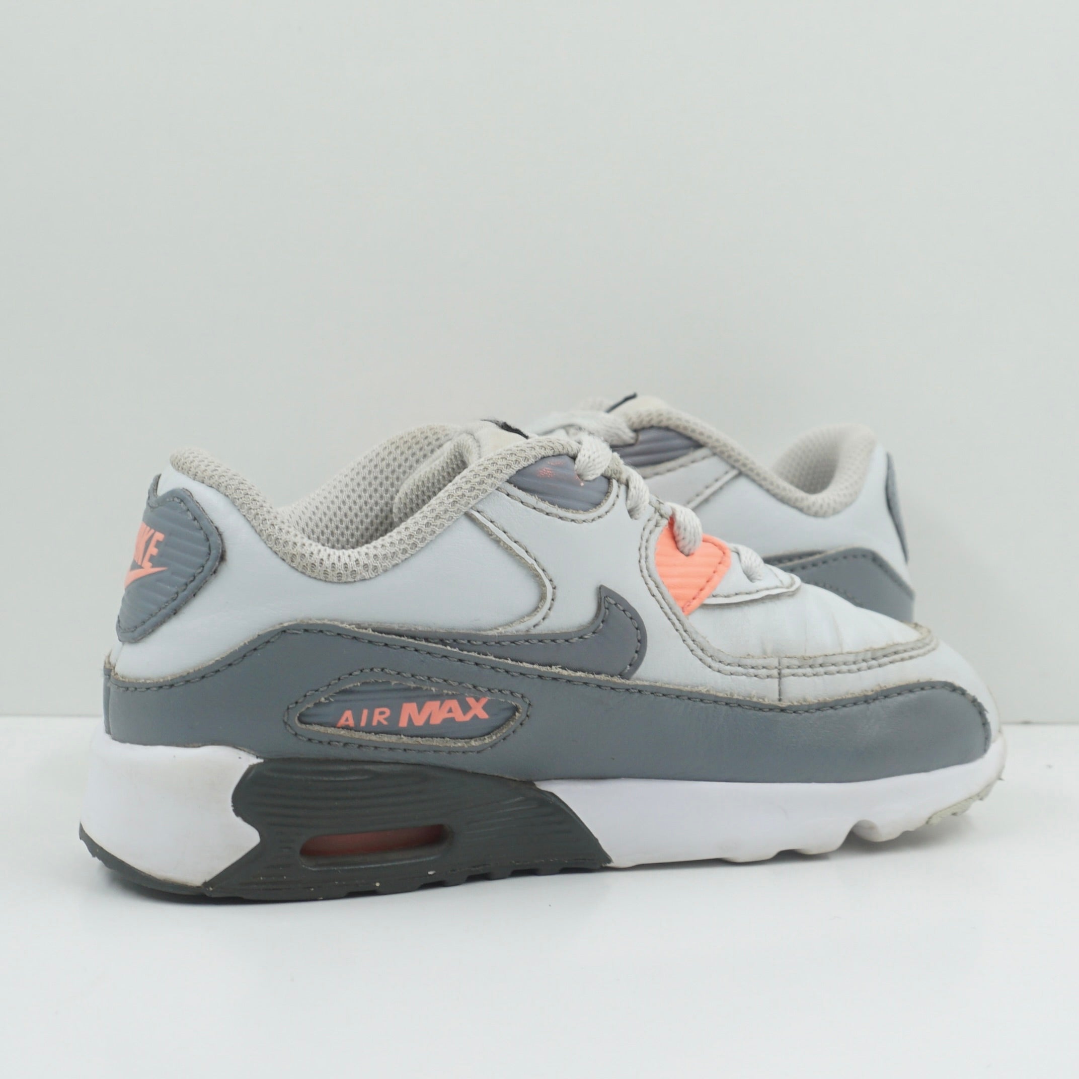 Nike Air Max 90 Leather Platinum Grey Toddler
