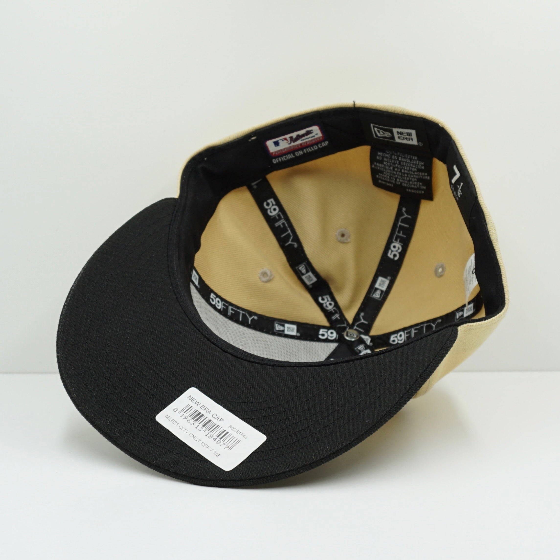 New Era City MLB City Connect Arizona Diamondbacks Beige Black Low Profile Fitted Cap