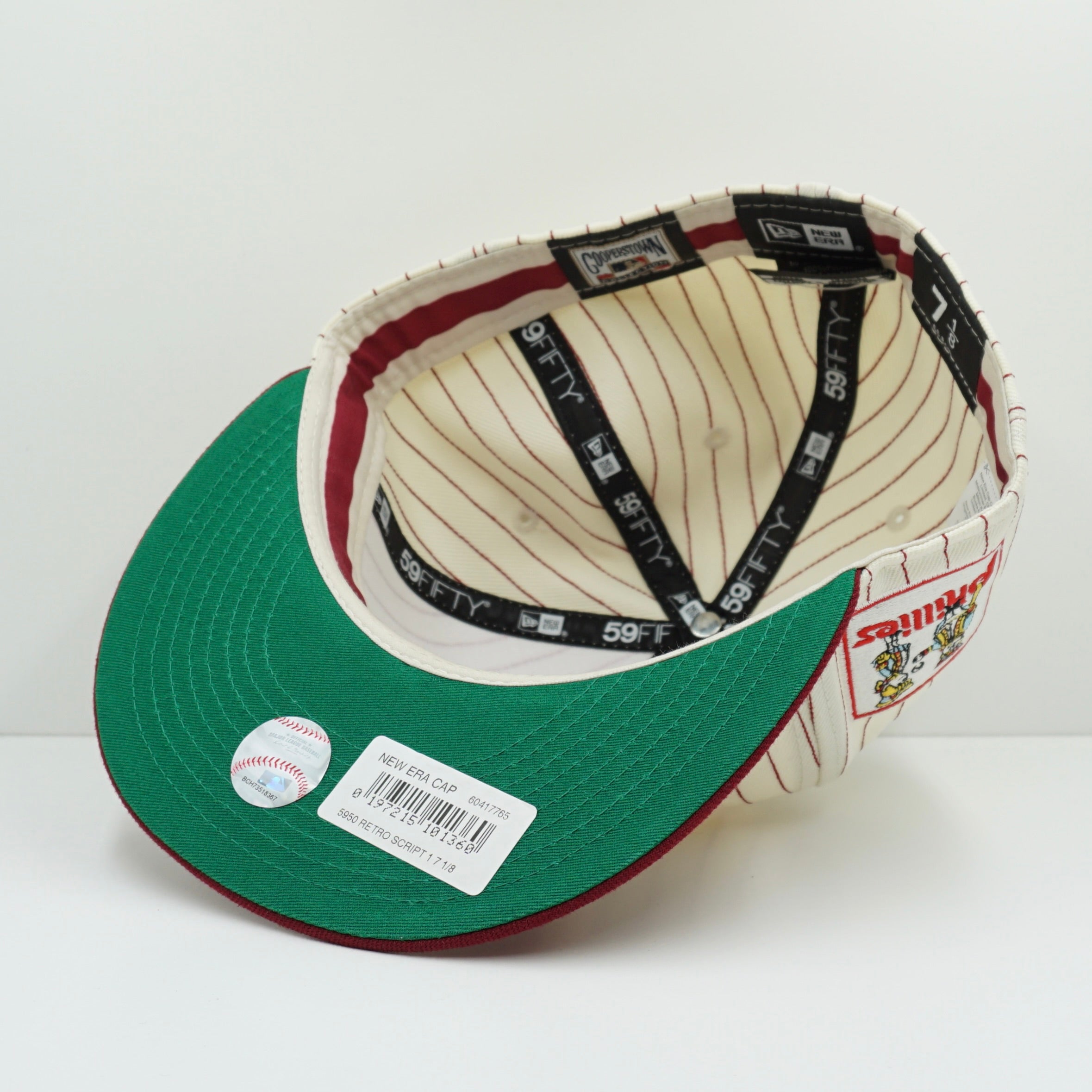 New Era Philadelphia Phillies Retro Script Fitted Cap