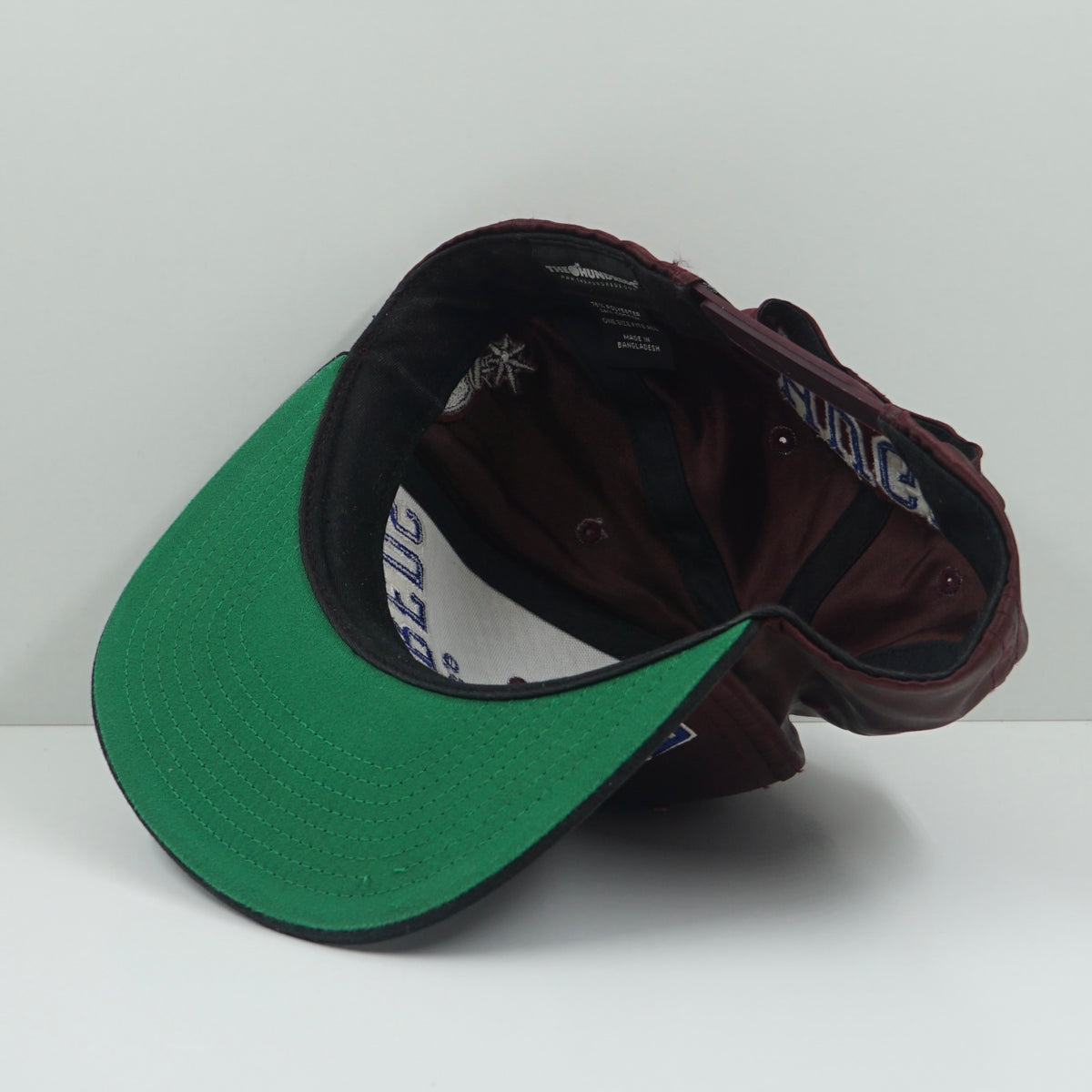 The Hundreds San Francisco Satin Burgundy Snapback Cap