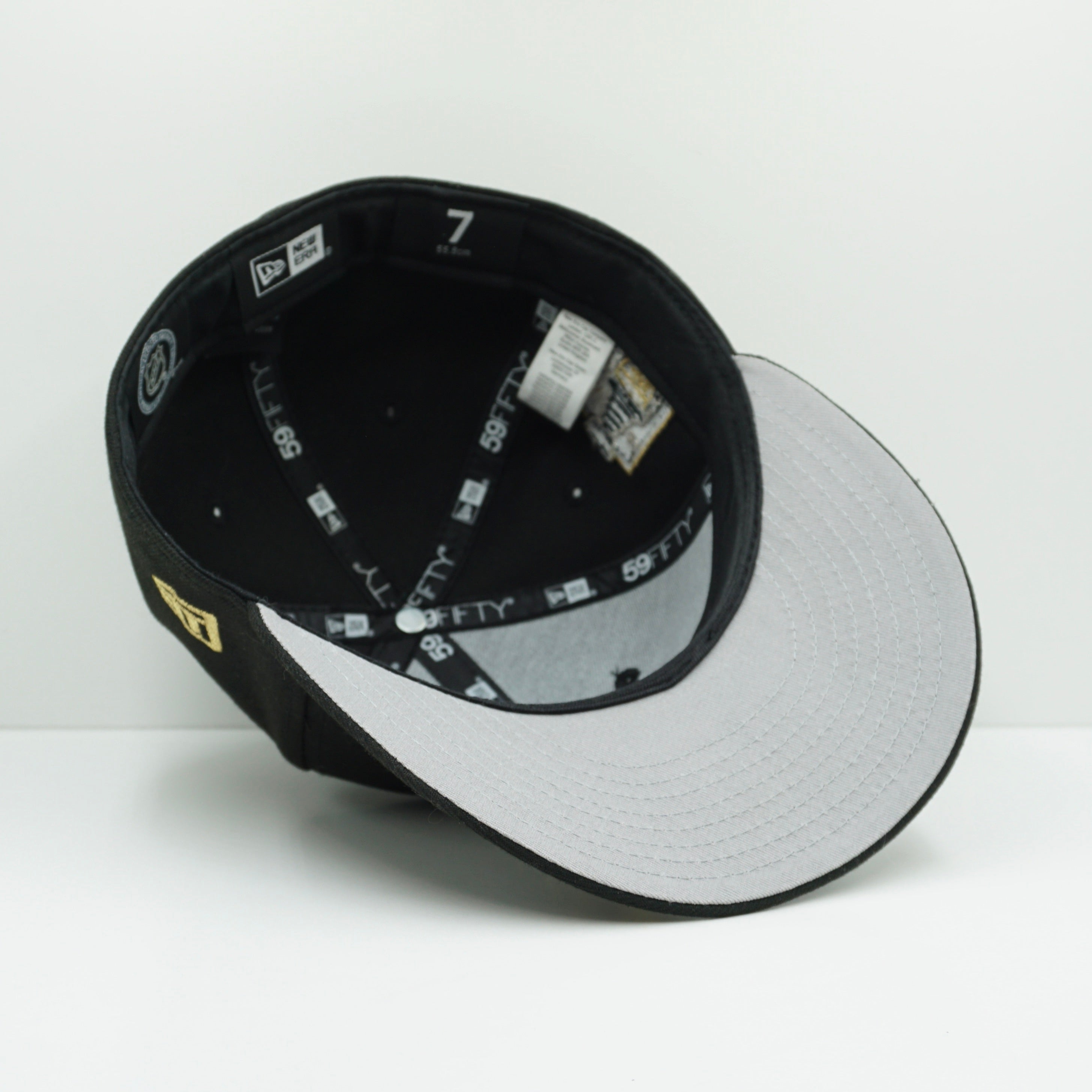 New Era Florida Phanters Stanly Cup Champions Custom Black Gold NHL Fitted Cap